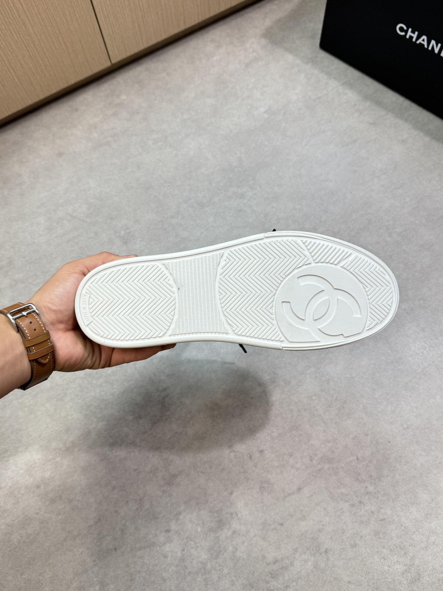 Chanel 高仿黑白針織運動鞋 女士百搭輕量跑鞋 時尚透氣款｜歐美奢侈品精品推薦