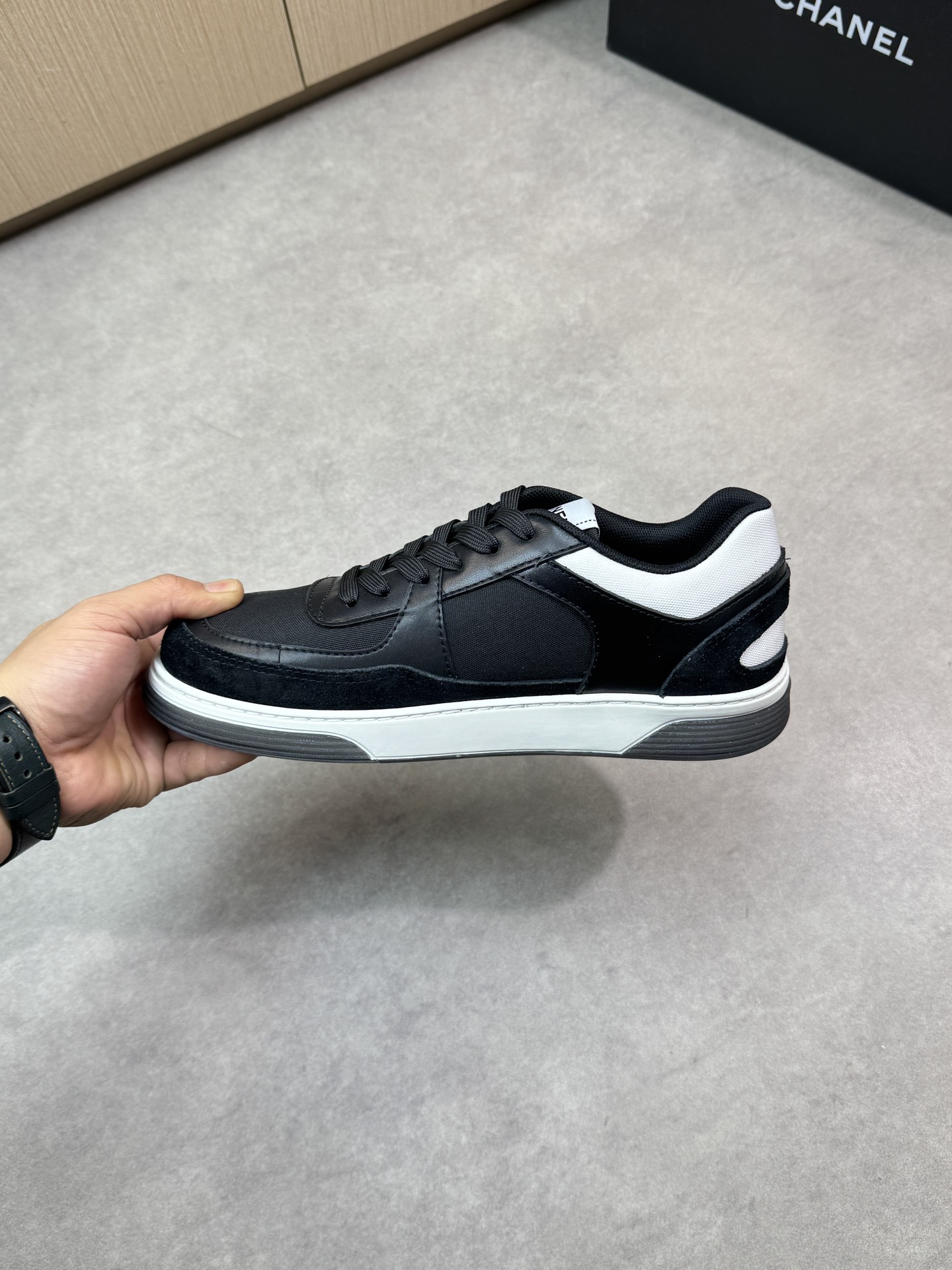 Chanel 原單黑白撞色運動鞋 女士經典百搭厚底休閒鞋｜歐美奢侈品精品推薦