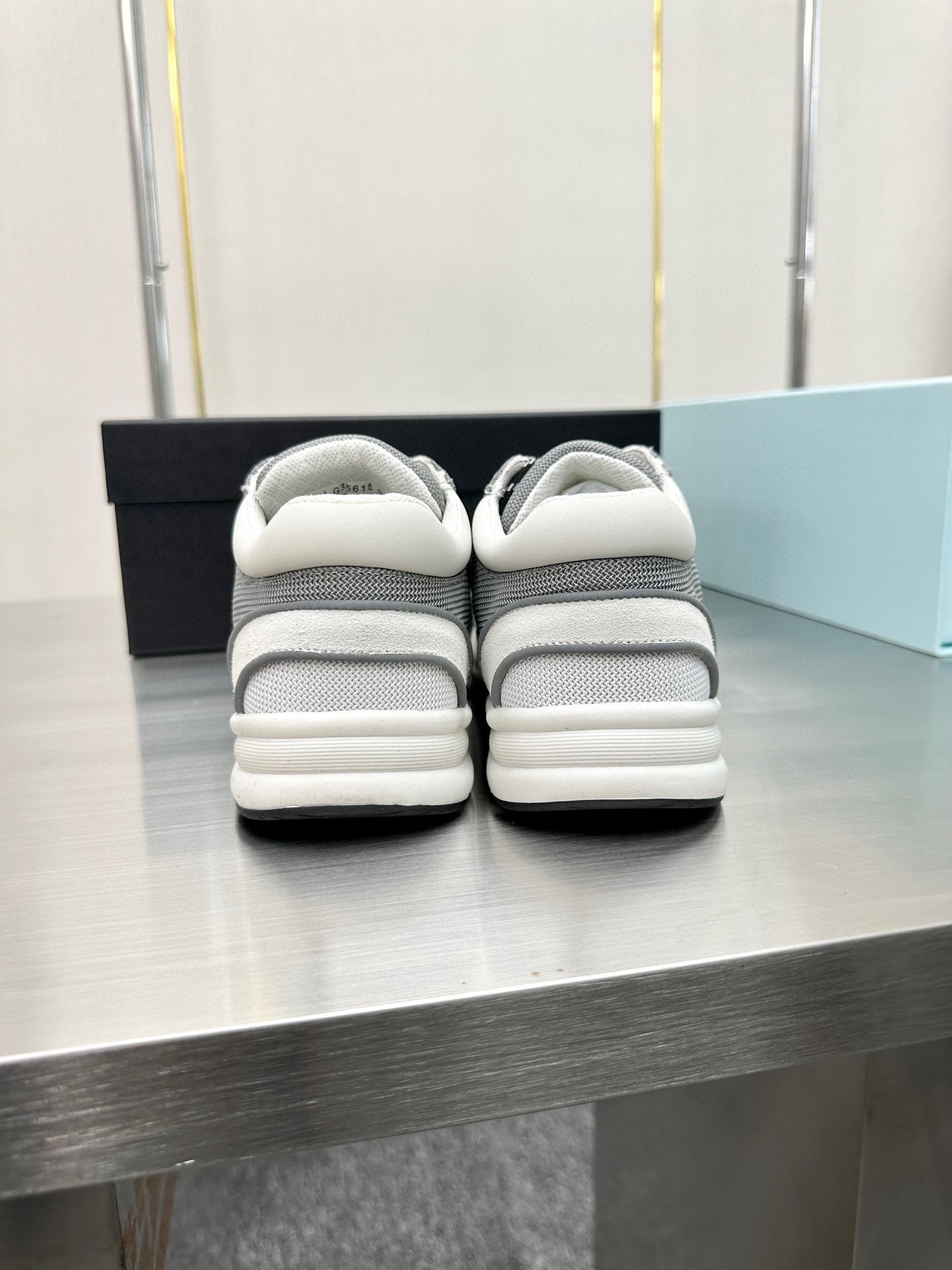Chanel 原單灰白網布厚底運動鞋 女士輕奢時尚老爹鞋｜歐美奢侈品精品推薦