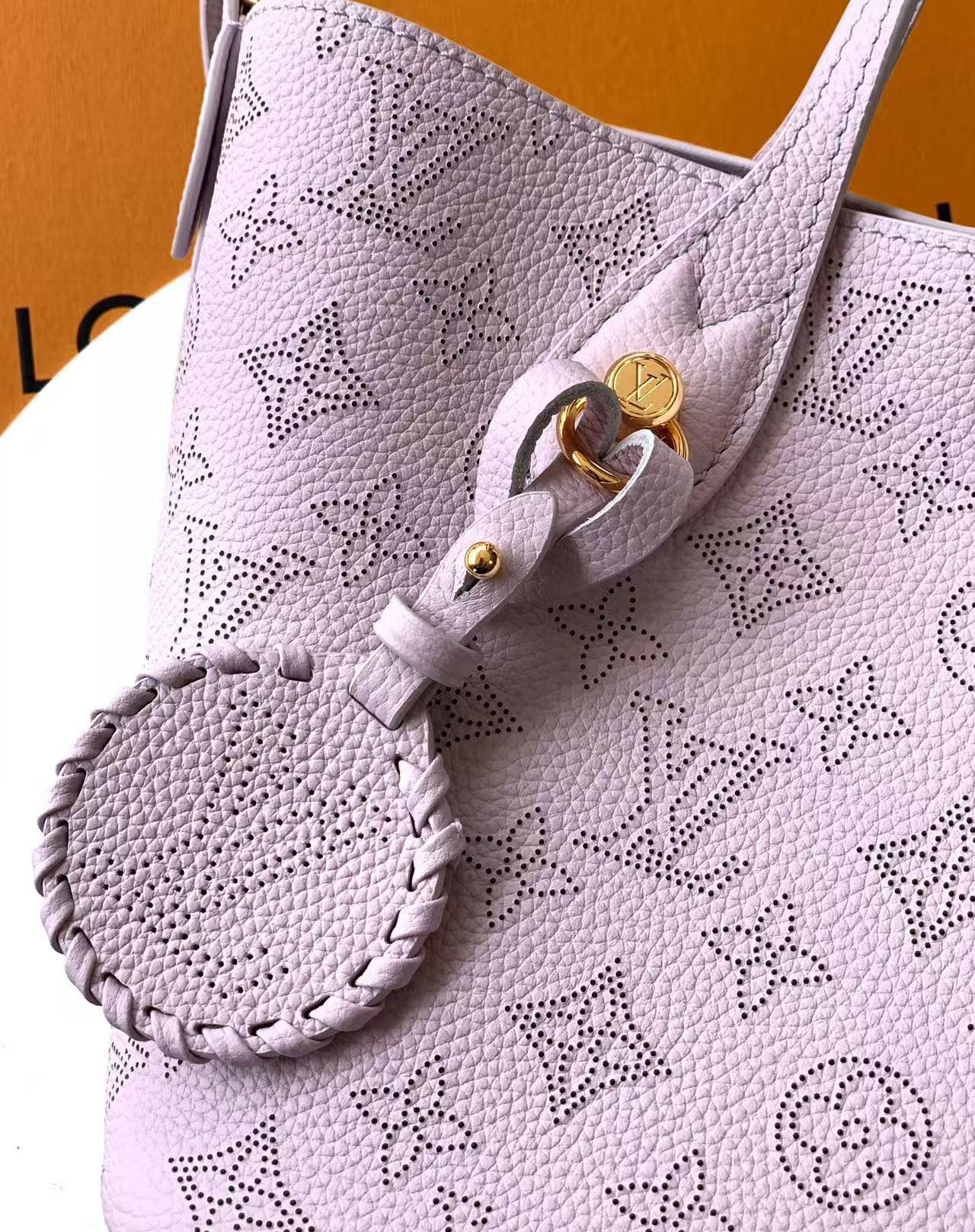 LV一比一女士托特包淡紫壓花皮革清新氣質款2025新作｜歐美奢侈品精品推薦