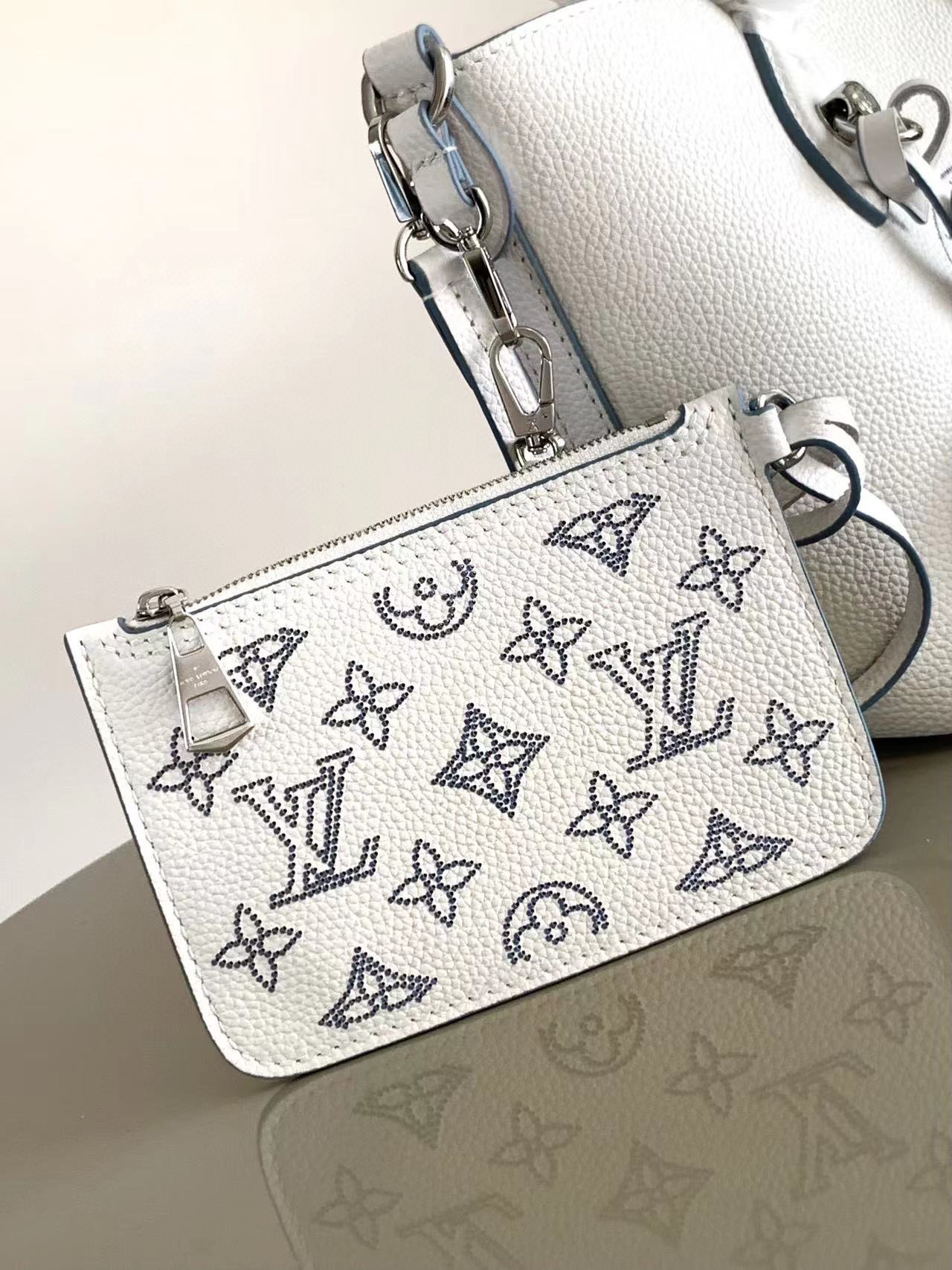 LV原單女士托特包白色印花皮革輕奢通勤手提包｜歐美奢侈品精品推薦