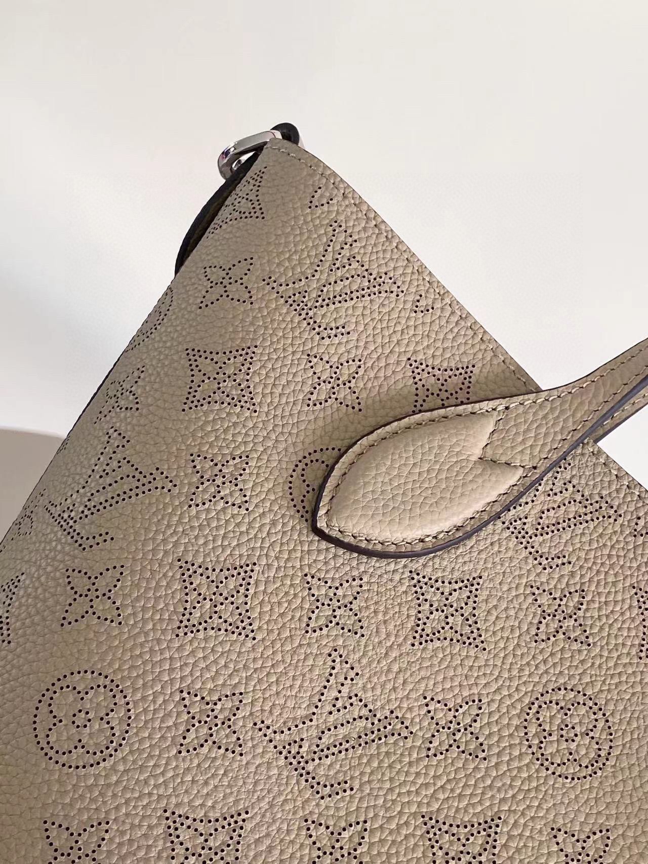 LV原單女士托特包淺卡其壓花皮革百搭氣質通勤包｜歐美奢侈品精品推薦