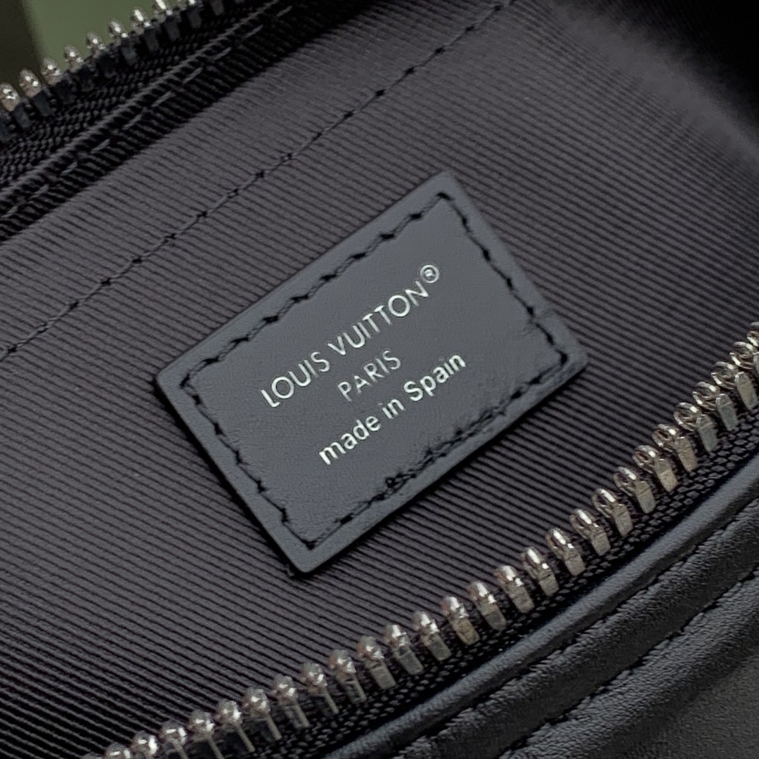 LV高仿黑色波士頓包 小型皮革手提包時尚精品款｜歐美奢侈品精品推薦