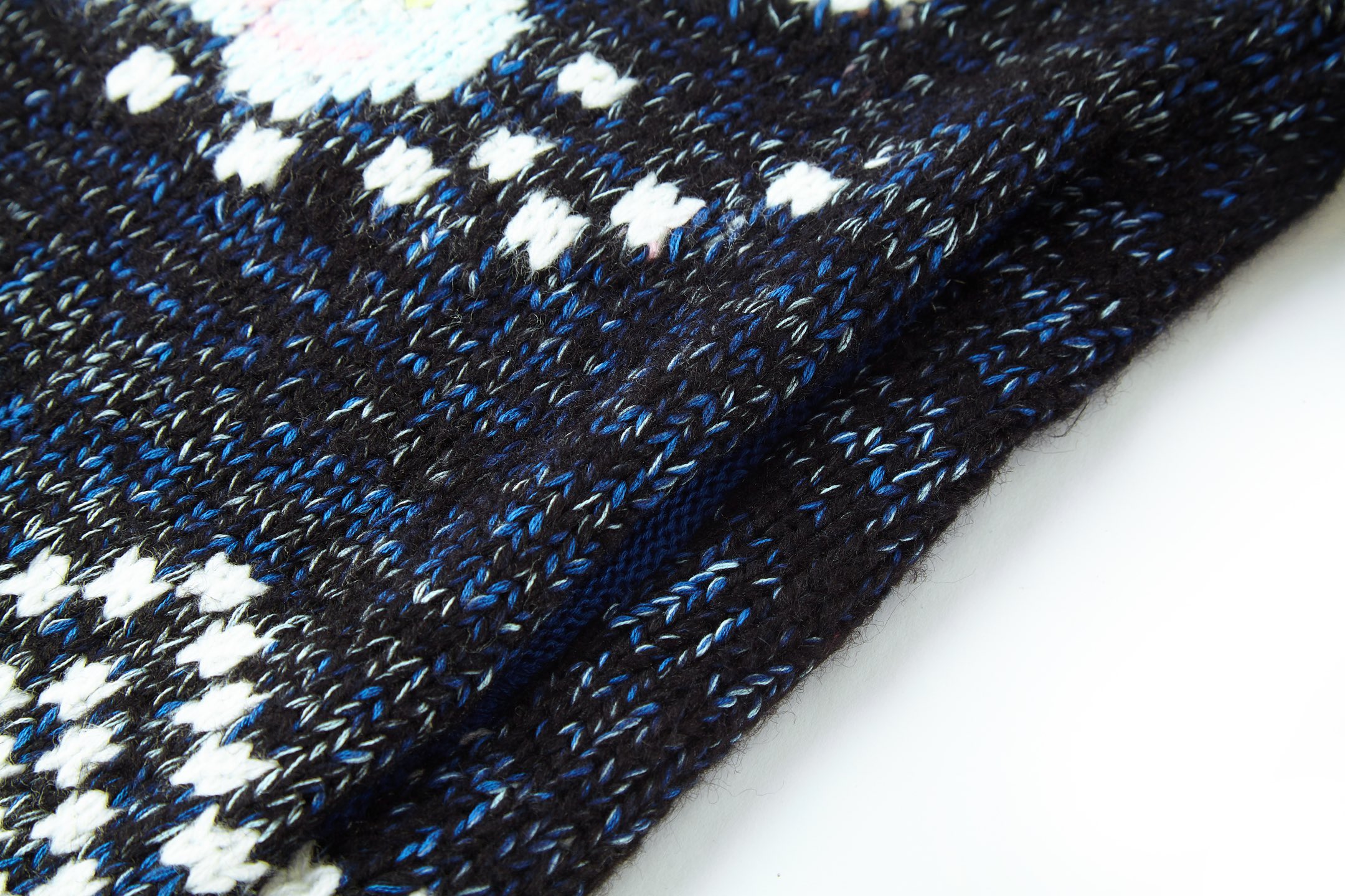 LV 原單雙兔圖騰針織外套 藍色毛線拉鍊款｜歐美奢侈品精品推薦