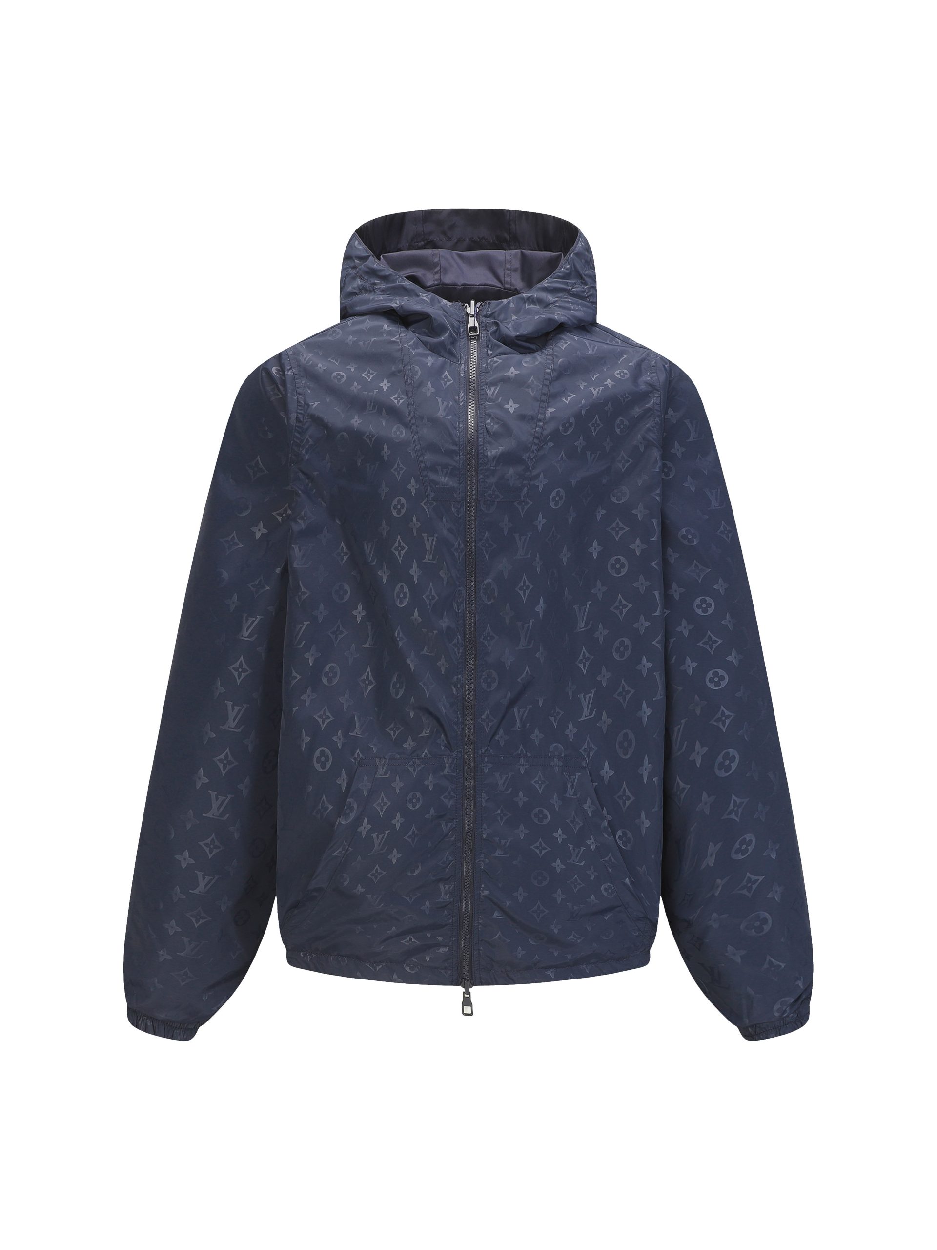 LV 高仿深藍Monogram防風外套 經典低調紋理設計|超A仿原單精品圖片 3 LV 高仿深藍Monogram防風外套 經典低調紋理設計|歐美奢侈品精品推薦