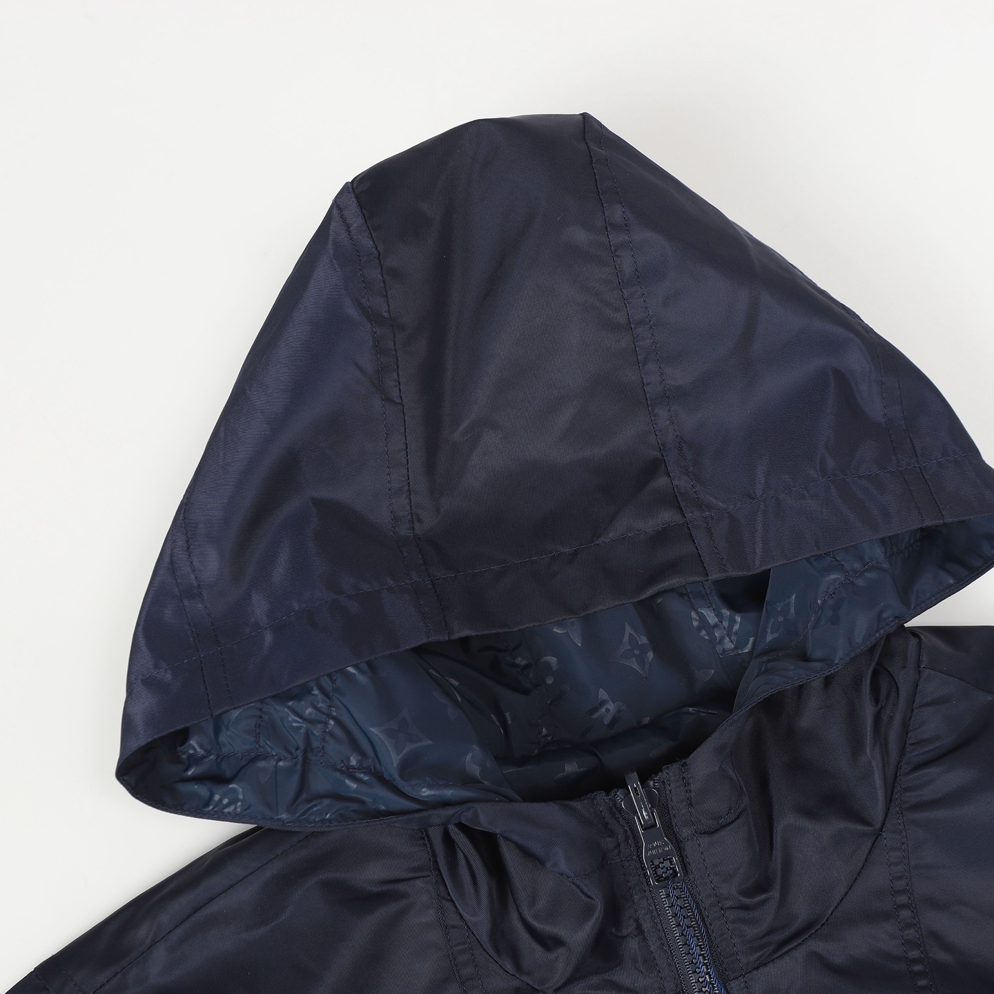 LV 高仿深藍Monogram防風外套 經典低調紋理設計｜歐美奢侈品精品推薦
