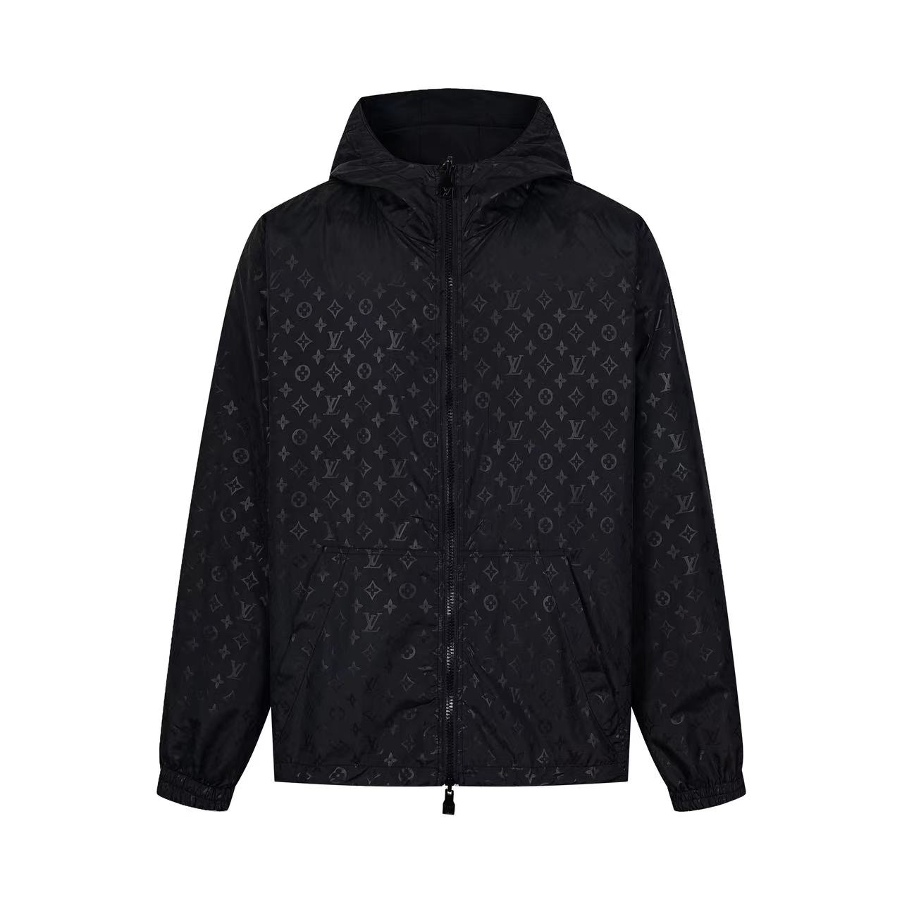 LV 一比一黑色連帽防風外套 簡約百搭精品夾克｜歐美奢侈品精品推薦
