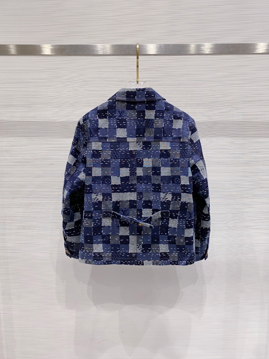 LV一比一牛仔外套 拼接方格設計 早春丹寧時尚夾克｜歐美奢侈品精品推薦