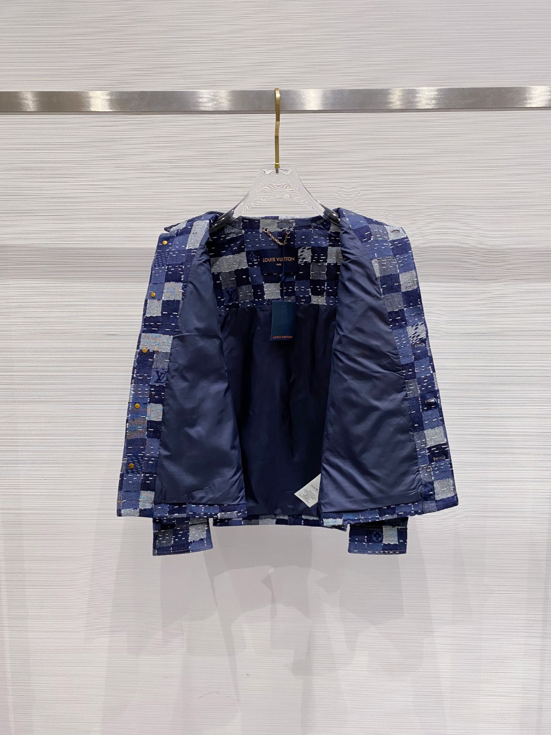 LV一比一牛仔外套 拼接方格設計 早春丹寧時尚夾克｜歐美奢侈品精品推薦