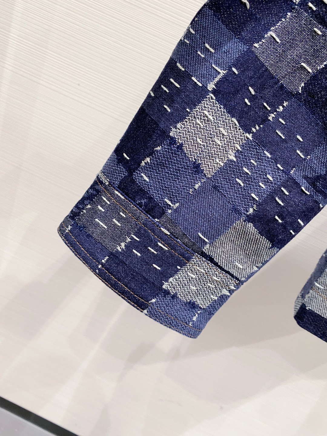 LV一比一牛仔外套 拼接方格設計 早春丹寧時尚夾克｜歐美奢侈品精品推薦