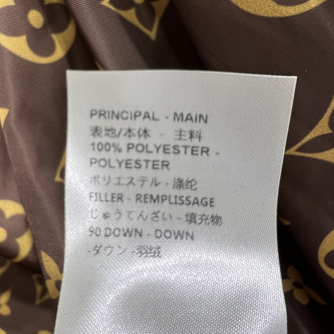 LV 原單黑色羽絨外套 經典Monogram內裡與皮扣細節 冬季奢華設計｜歐美奢侈品精品推薦