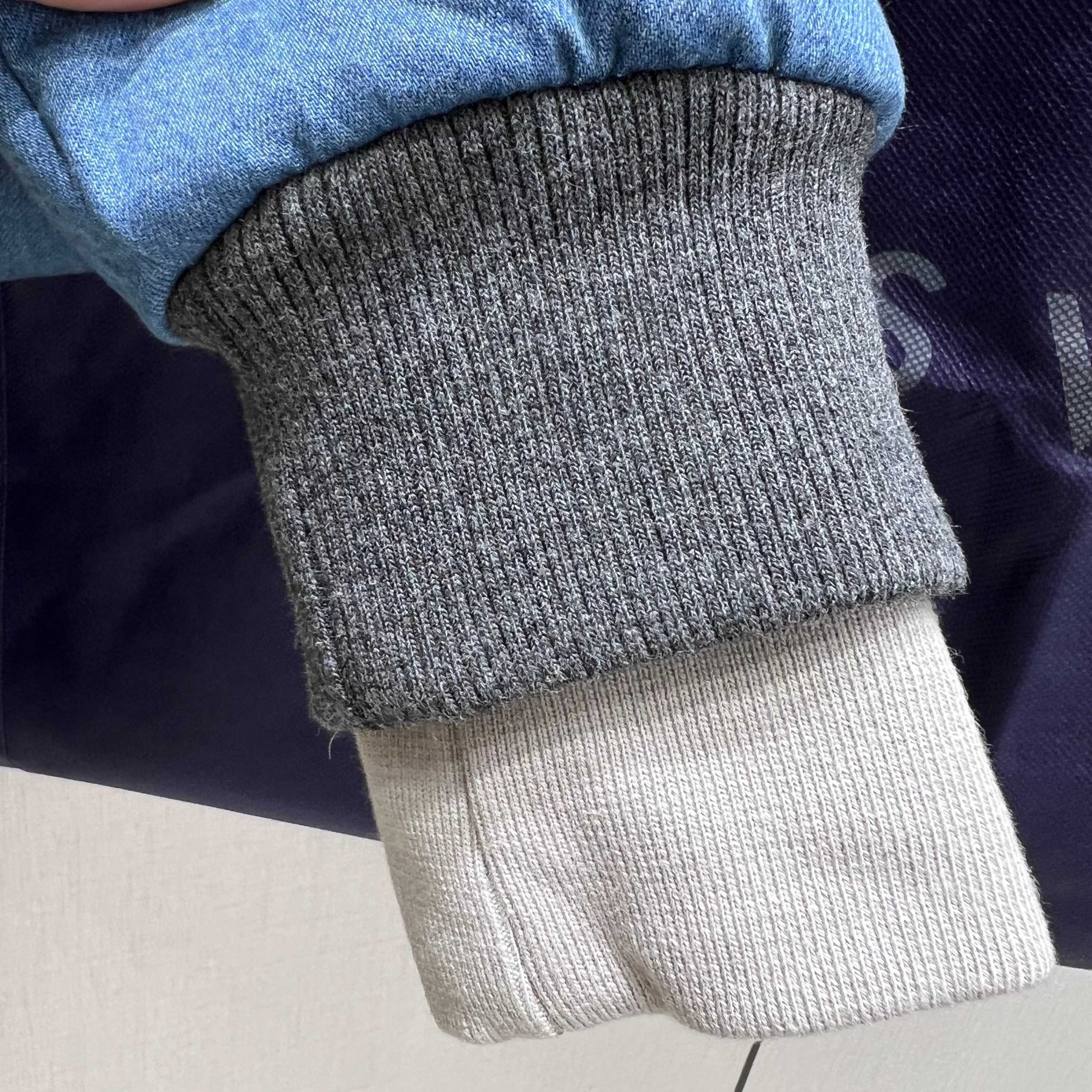 LV 高仿丹寧羽絨外套 灰領拼接設計 經典老花內裡精品保暖款｜歐美奢侈品精品推薦