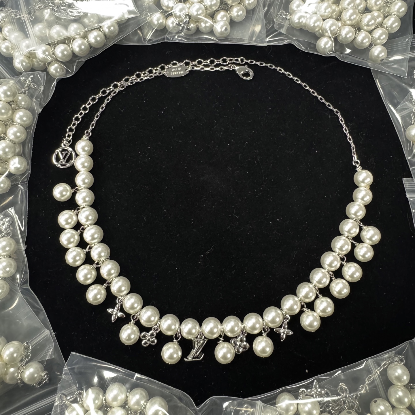 LV精品珍珠項鍊高仿雙層設計氣質奢華｜歐美奢侈品精品推薦