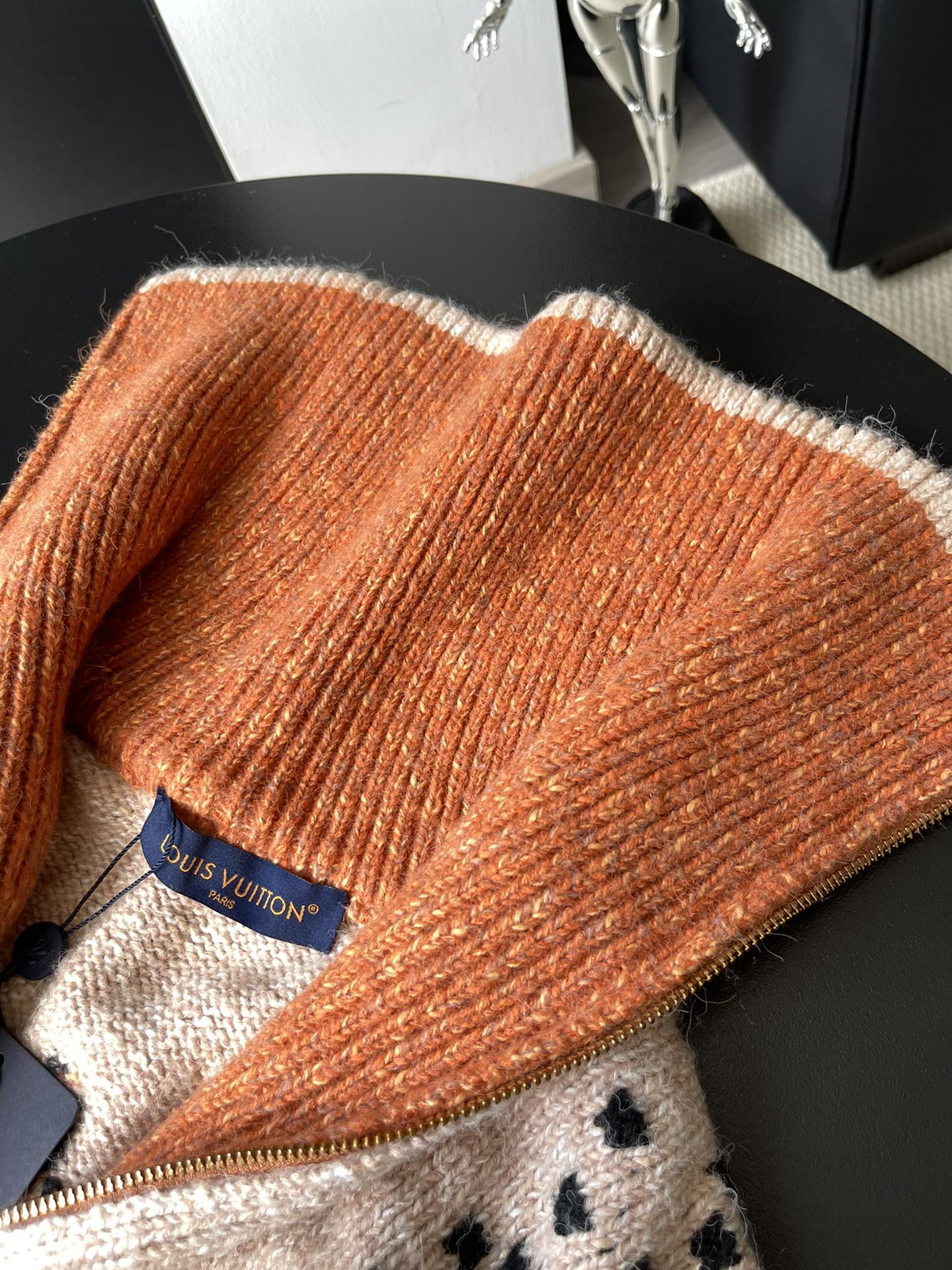 LV原單復古針織開襟外套 經典老花虎紋刺繡設計拉鍊毛衣｜歐美奢侈品精品推薦