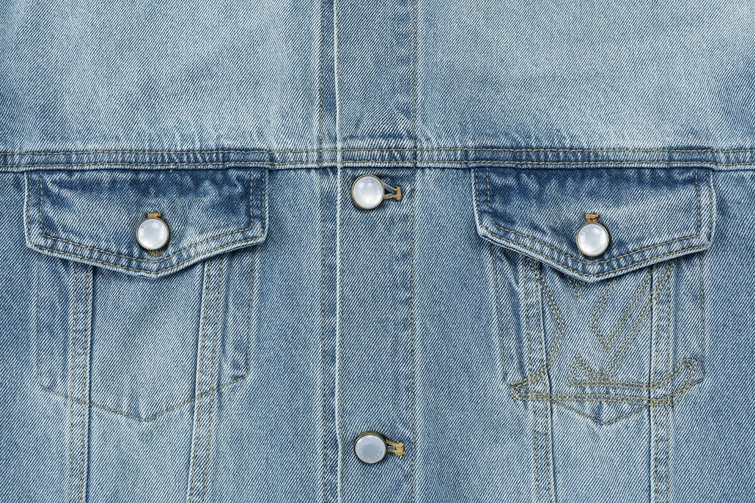 LV一比一淺藍水洗丹寧外套 簡約經典直筒剪裁｜歐美奢侈品精品推薦