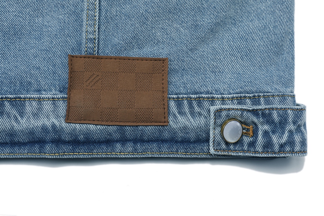 LV一比一淺藍水洗丹寧外套 簡約經典直筒剪裁｜歐美奢侈品精品推薦