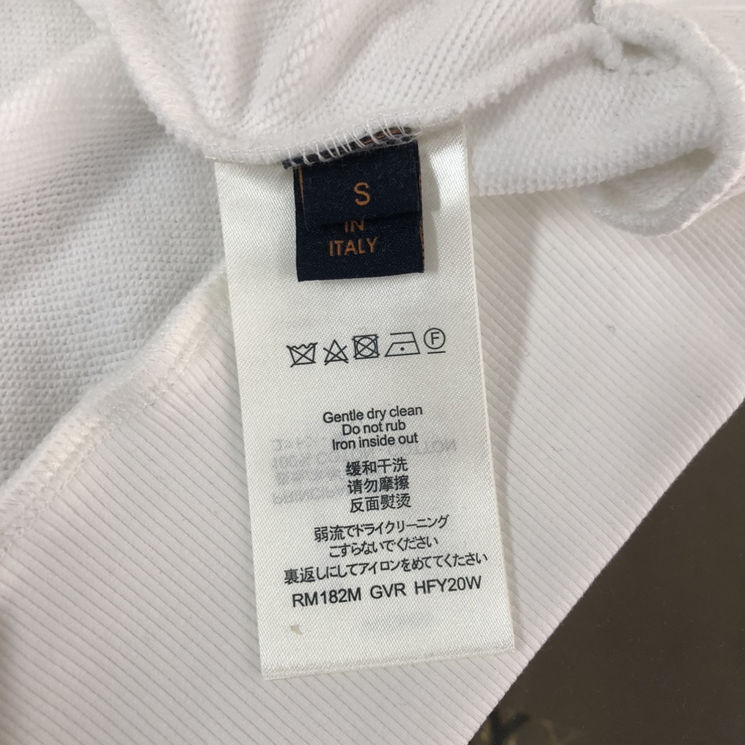 LV一比一白色圓領衛衣高仿精品推薦 原單製作質感極佳 秋冬穿搭百搭真實對版款｜歐美奢侈品精品推薦