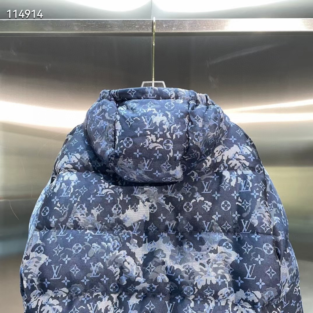 LV原單藍灰花紋羽絨外套時尚保暖冬季新款|超A仿原單精品圖片 7 LV原單藍灰花紋羽絨外套時尚保暖冬季新款|歐美奢侈品精品推薦