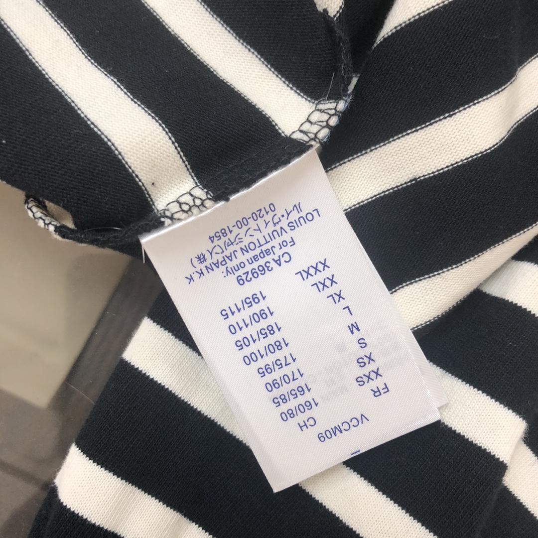 LV高仿條紋長袖上衣黑白配色百搭潮流款｜歐美奢侈品精品推薦