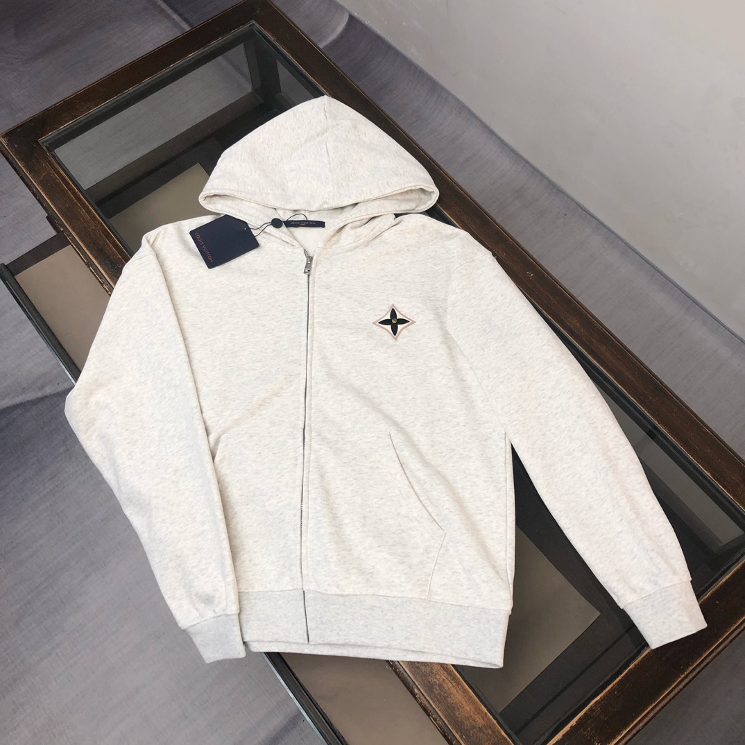 LV一比一灰色運動套裝男女款休閒連帽兩件式｜歐美奢侈品精品推薦