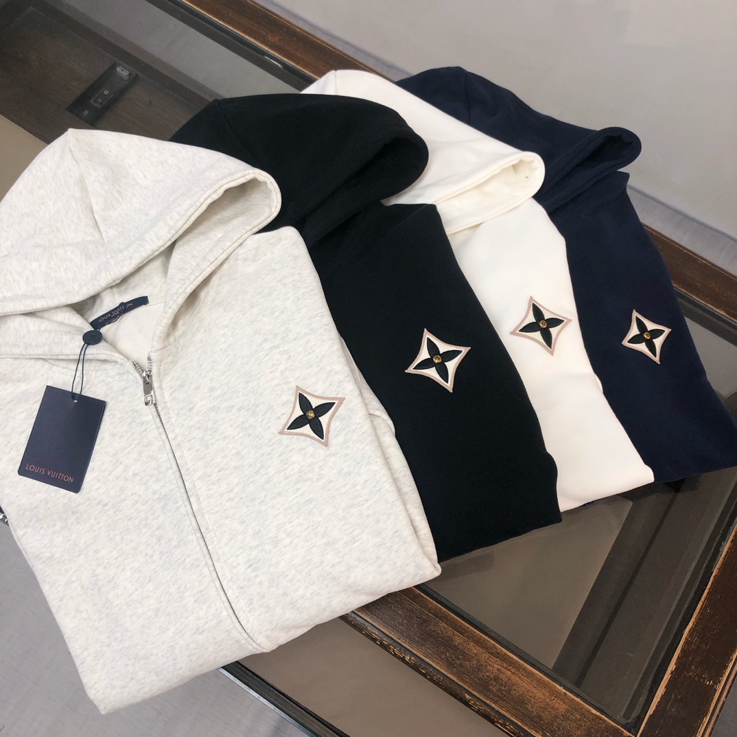 LV一比一灰色運動套裝男女款休閒連帽兩件式｜歐美奢侈品精品推薦