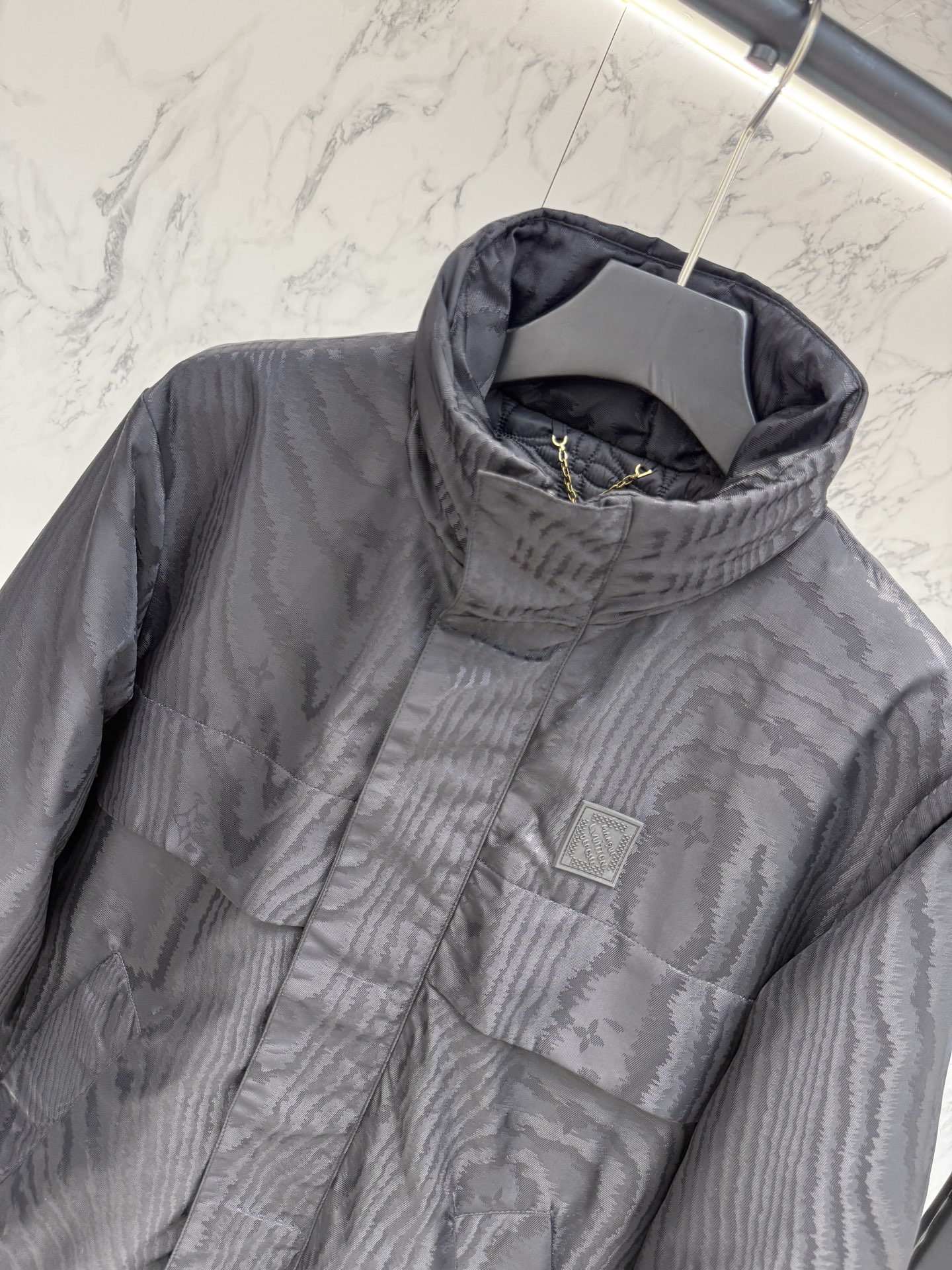 LV原單立領外套極簡防風黑色男士夾克｜歐美奢侈品精品推薦