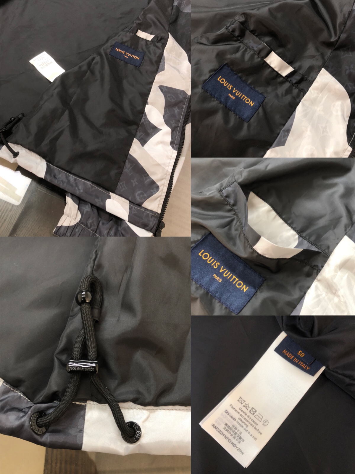 LV原單迷彩防風外套街頭潮流男士連帽款｜歐美奢侈品精品推薦