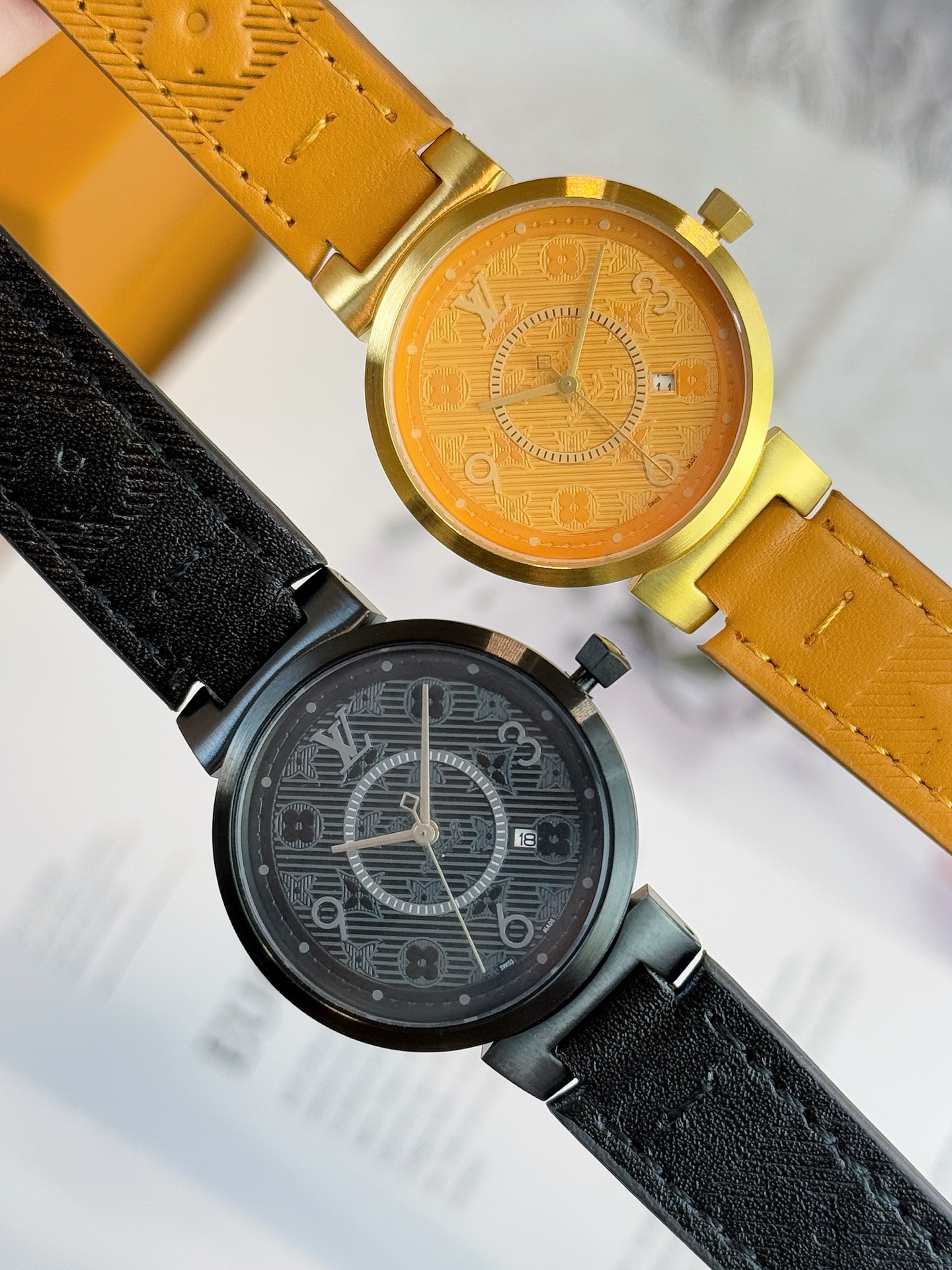 LV一比一雙色腕錶男士時尚精品對錶款｜歐美奢侈品精品推薦