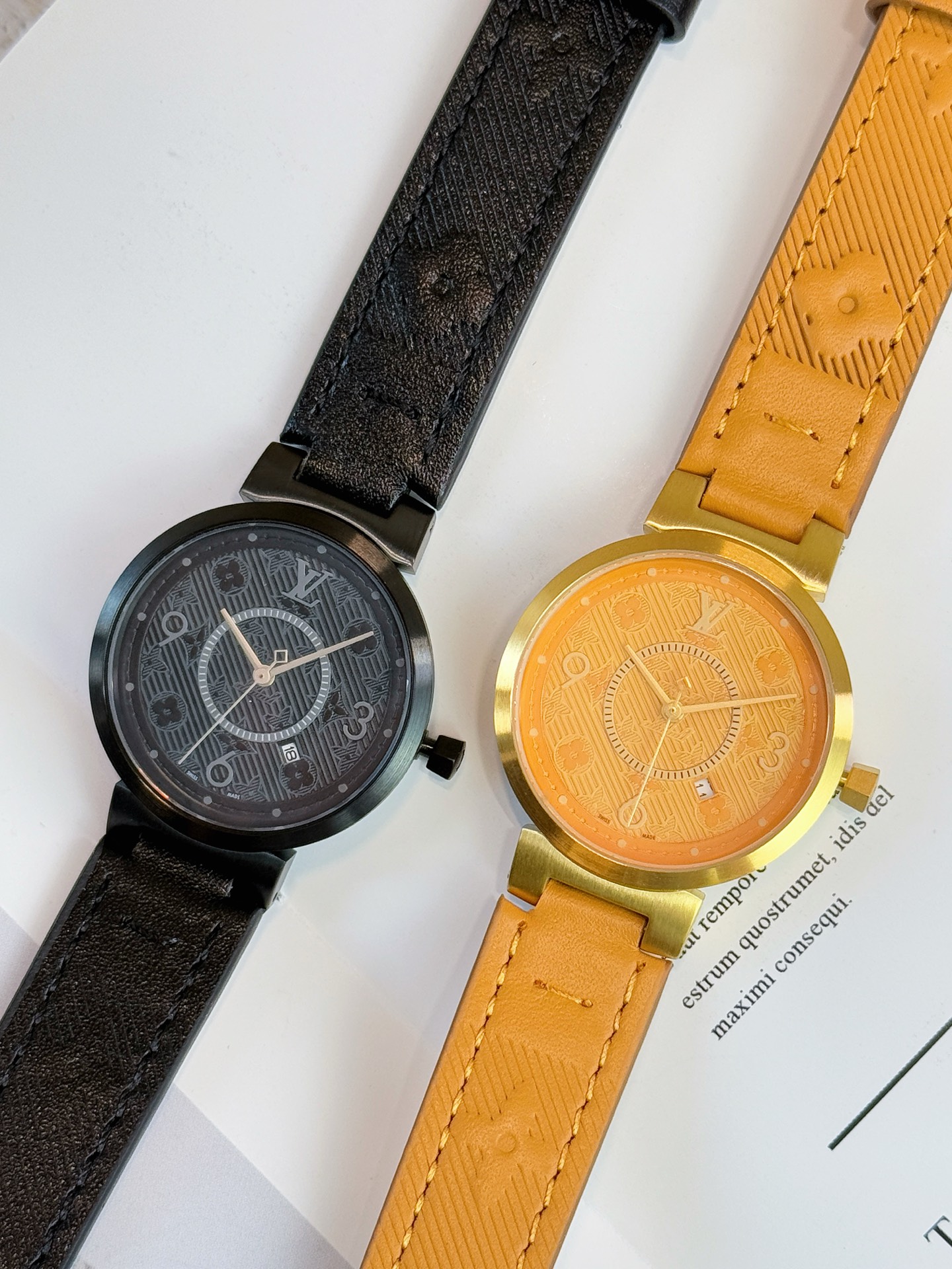 LV一比一雙色腕錶男士時尚精品對錶款｜歐美奢侈品精品推薦