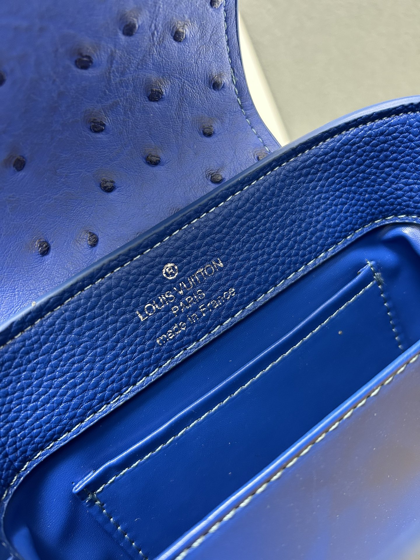 LV 高仿 82905 小號寶藍手提包 21cm挺括百搭時尚款｜歐美奢侈品精品推薦