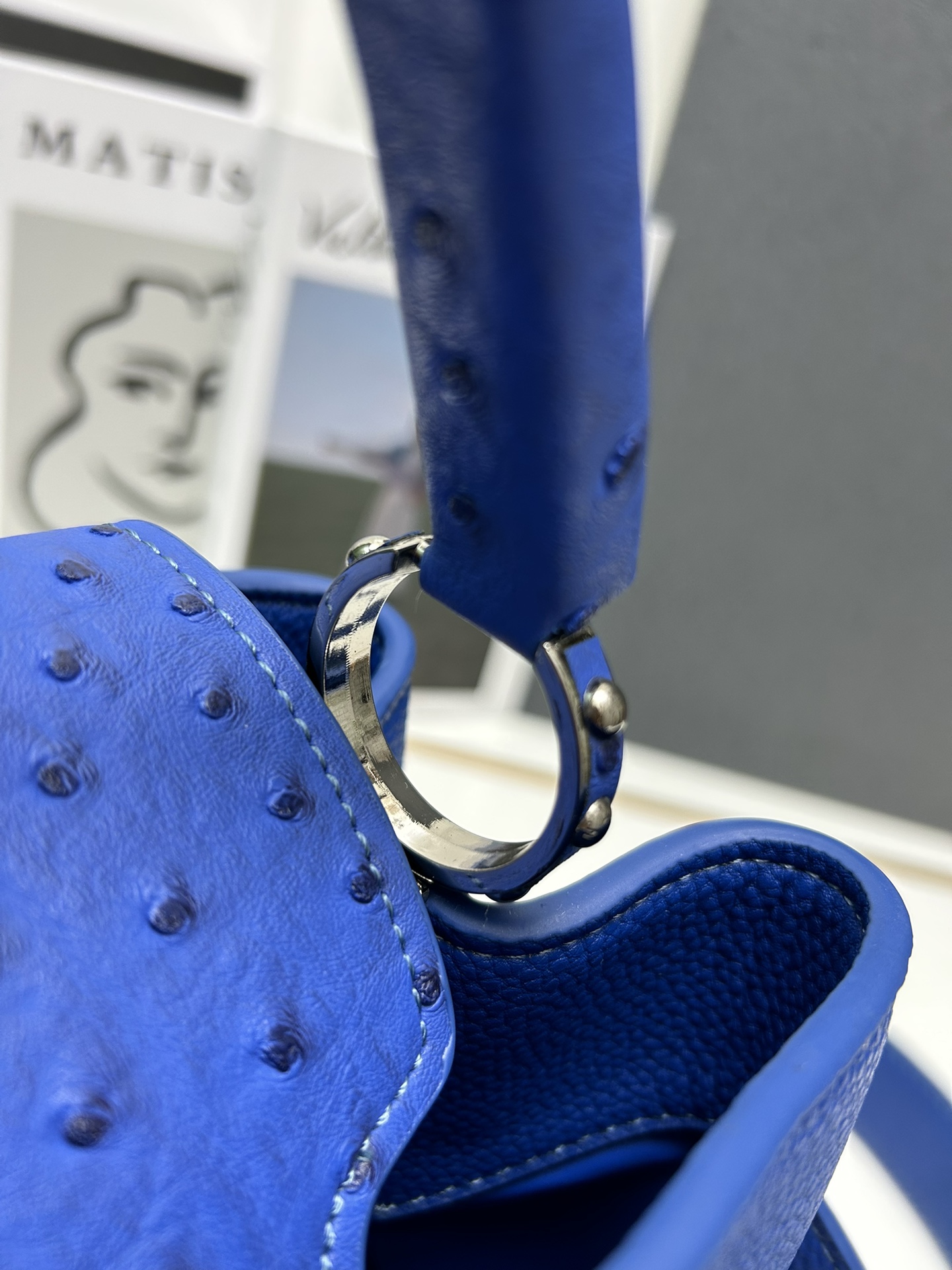 LV 一比一 82905 大號寶藍手提包 27cm簡約挺括時尚大容量｜歐美奢侈品精品推薦