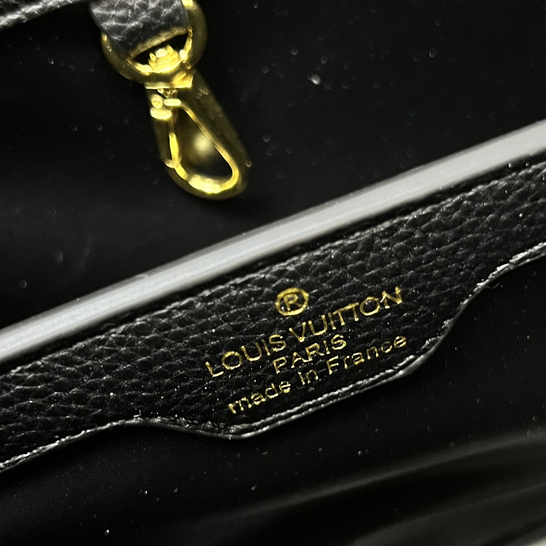 LV 原單 24585 大號黑色鏈條手提包 31.5cm通勤百搭女款｜歐美奢侈品精品推薦