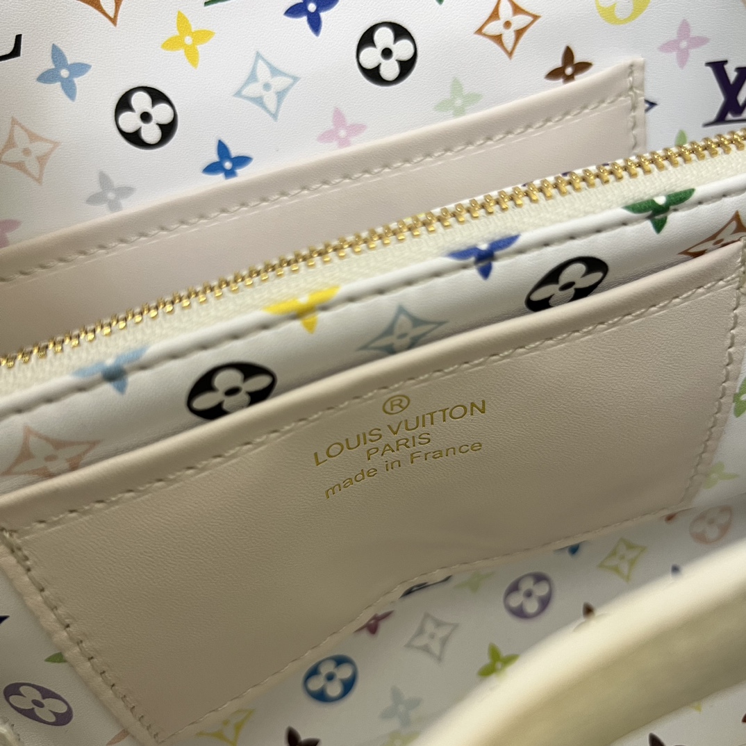 LV A貨 12353 大號白色鎖扣翻蓋手提包 27x18x9cm寬肩帶女包｜歐美奢侈品精品推薦
