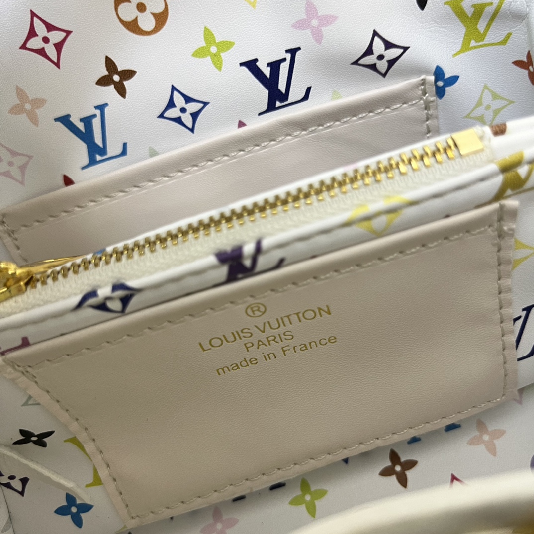 LV高仿 12352 小號白色鎖扣翻蓋手提包 21x14x8cm寬肩帶女包｜歐美奢侈品精品推薦
