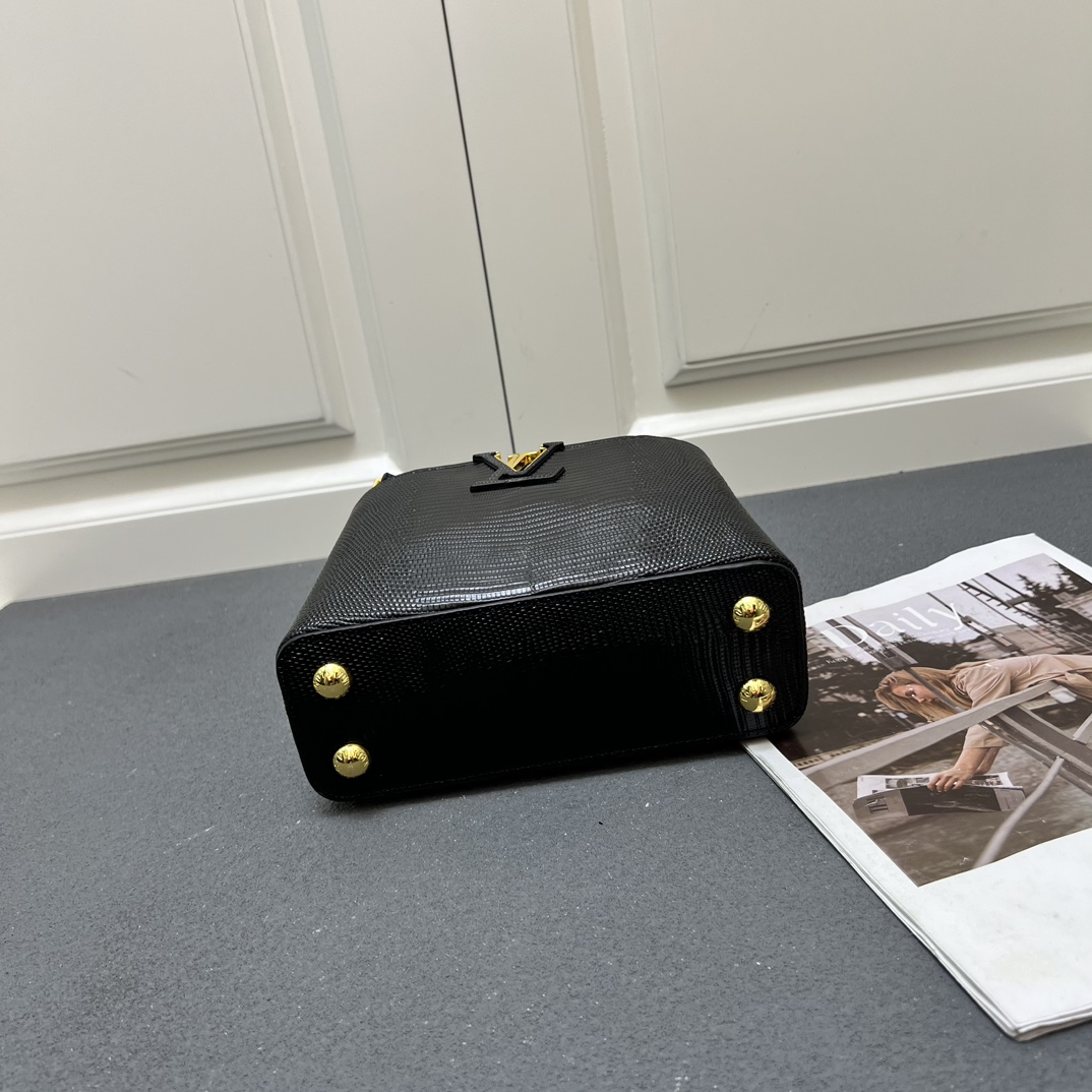 LV A貨 M99527 黑色小號手提包 21cm鱷魚紋肩背包｜歐美奢侈品精品推薦
