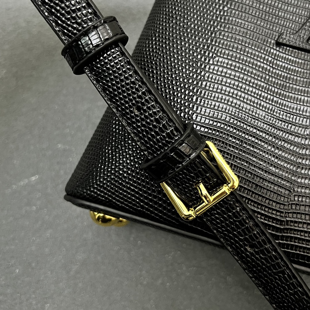LV A貨 M99527 黑色小號手提包 21cm鱷魚紋肩背包｜歐美奢侈品精品推薦