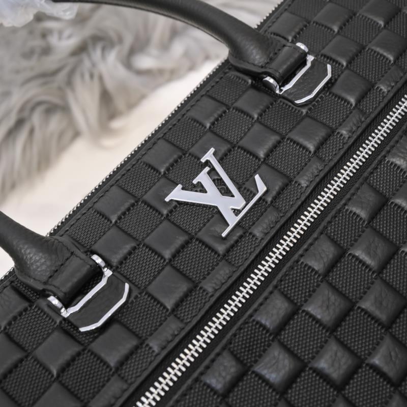 LVA貨男士Damier手提公文包黑格紋商務斜挎兩用包｜歐美奢侈品精品推薦