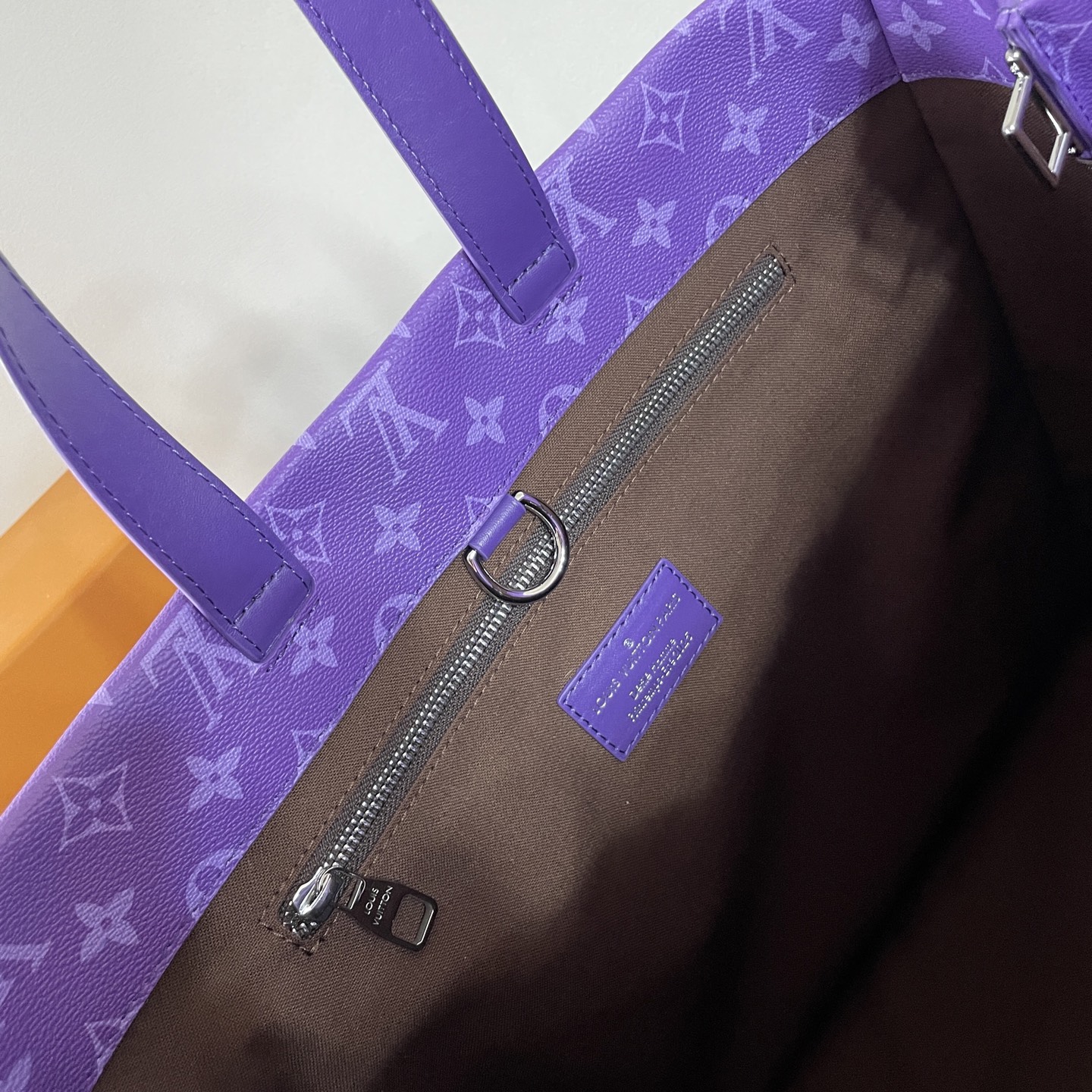 LV原單女士手提托特包漸層紫Monogram大LOGO時尚百搭款｜歐美奢侈品精品推薦