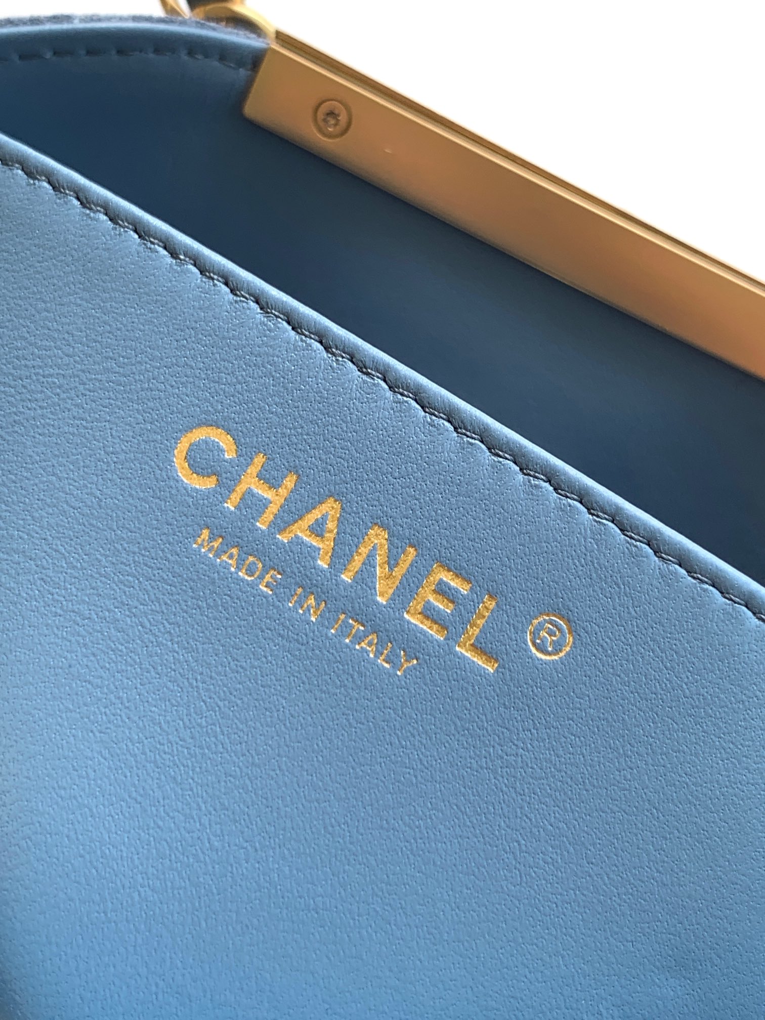 CHANEL 高仿女士絨面鏈條包 優雅藍灰感手提肩背兩用 小香精品風格設計款｜歐美奢侈品精品推薦