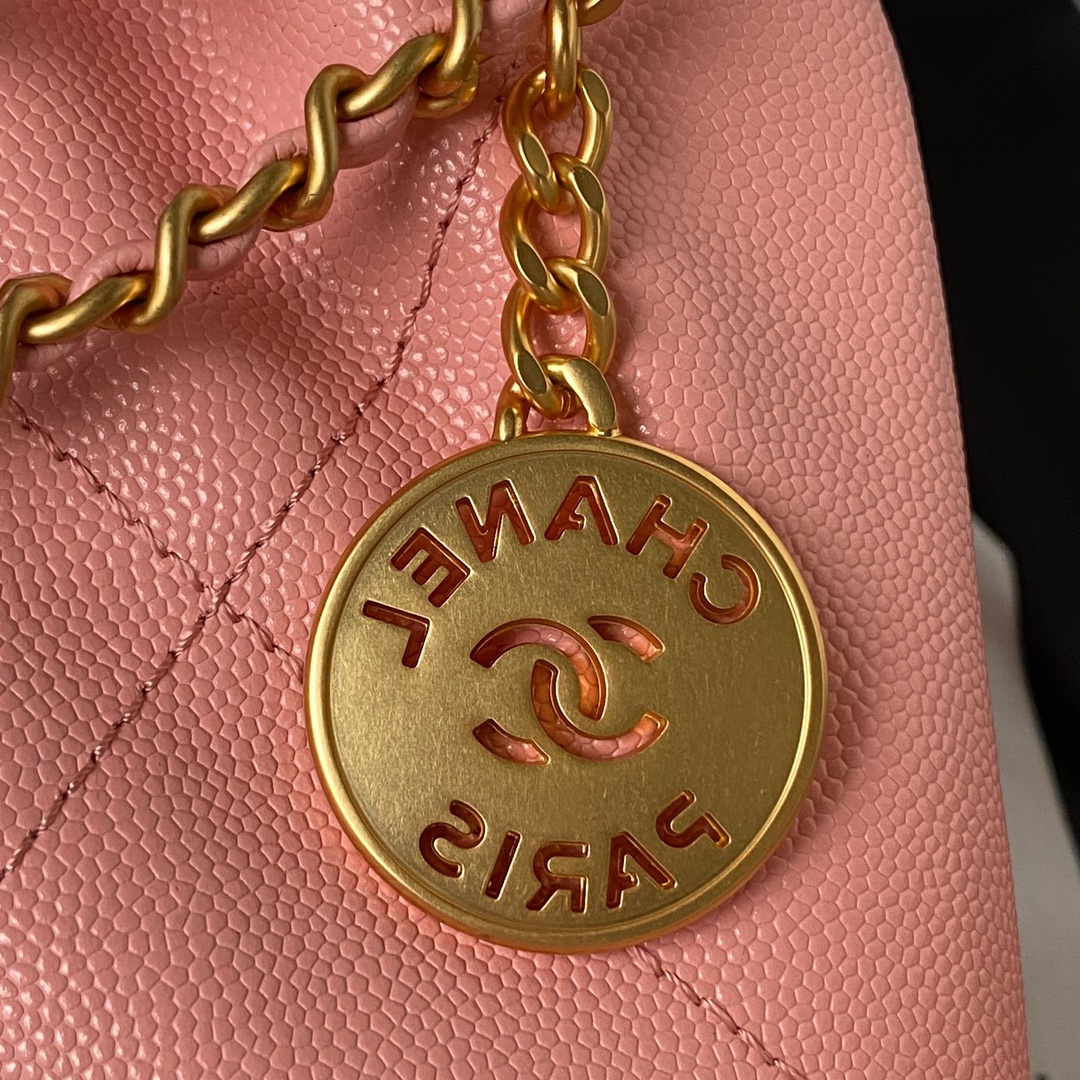 CHANEL 高仿粉色束口包 女士金鏈款 甜美氣質輕奢設計款｜歐美奢侈品精品推薦