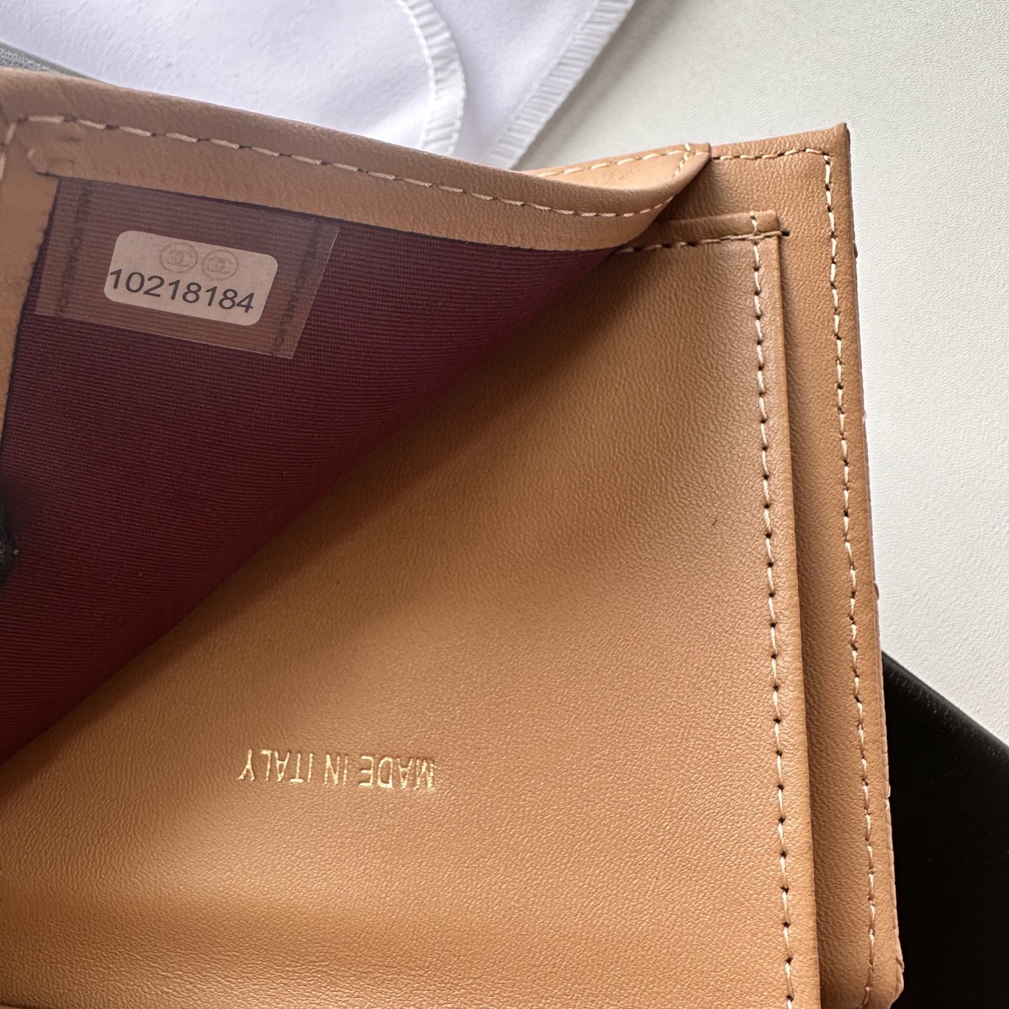 CHANEL A貨三折短夾 卡其膚菱格荔枝皮 小資輕奢百搭首選｜歐美奢侈品精品推薦