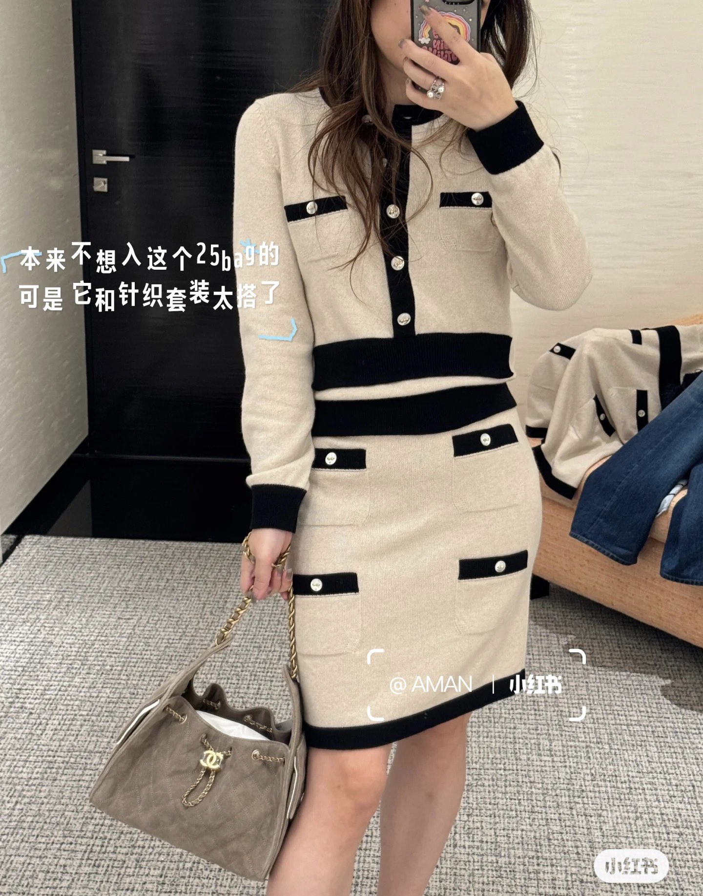 CHANEL 高仿精品 山形絨水桶包 經典金鏈條五色系列｜歐美奢侈品精品推薦