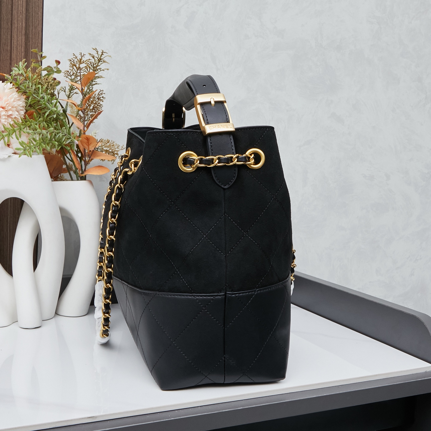 Chanel 高仿女士大容量托特包 經典菱格紋鏈條款 日常百搭風格設計｜歐美奢侈品精品推薦