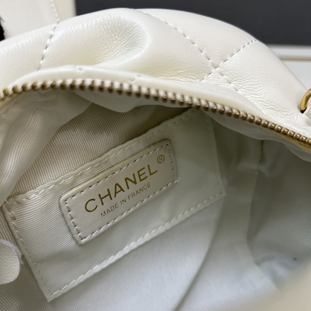 CHANEL高仿白色菱格貝殼包 女款金鏈設計小香風｜歐美奢侈品精品推薦