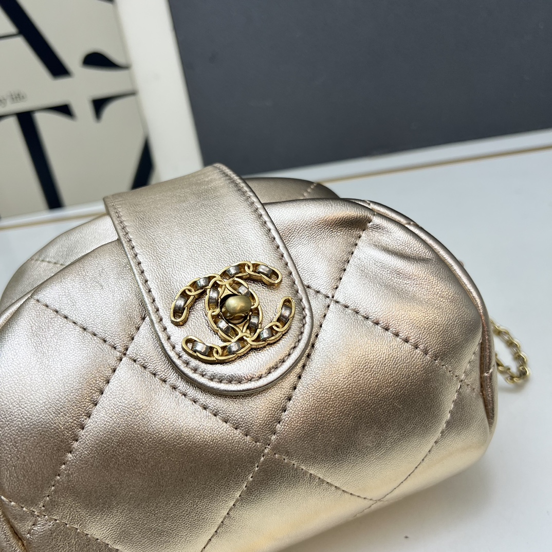 CHANEL高仿金色女包 貝殼型鍊條設計 亮眼百搭款｜歐美奢侈品精品推薦