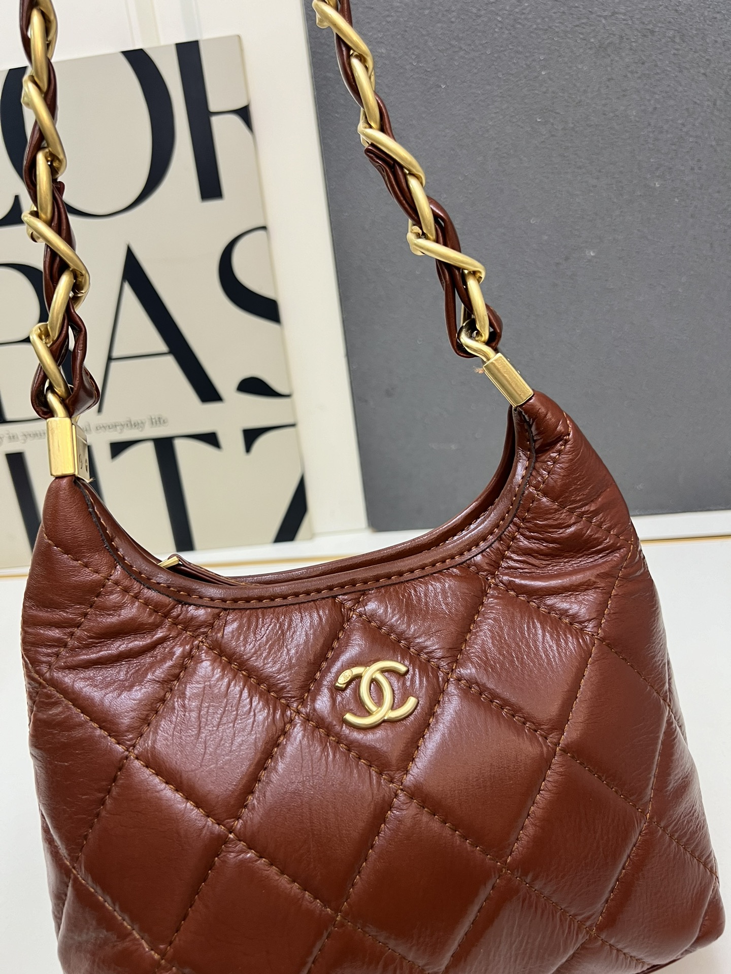 CHANEL一比一酒紅小包 女款鏈條短背帶設計 都會感十足｜歐美奢侈品精品推薦