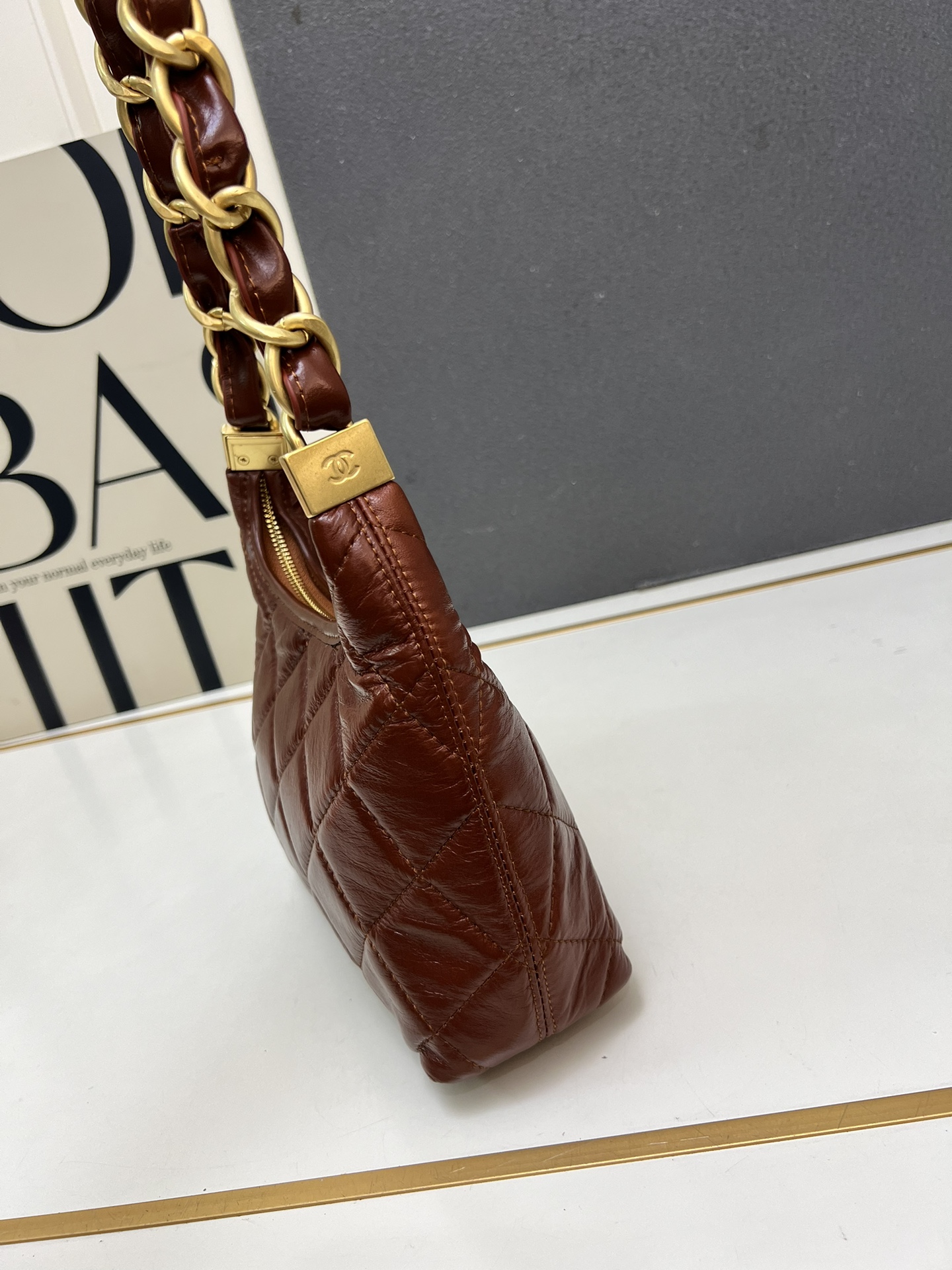 CHANEL一比一酒紅小包 女款鏈條短背帶設計 都會感十足｜歐美奢侈品精品推薦