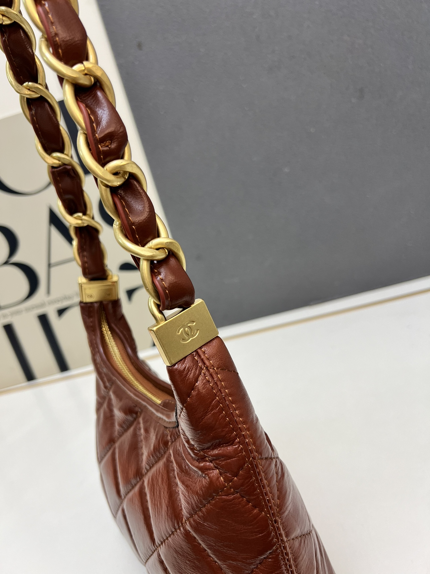 CHANEL一比一酒紅小包 女款鏈條短背帶設計 都會感十足｜歐美奢侈品精品推薦