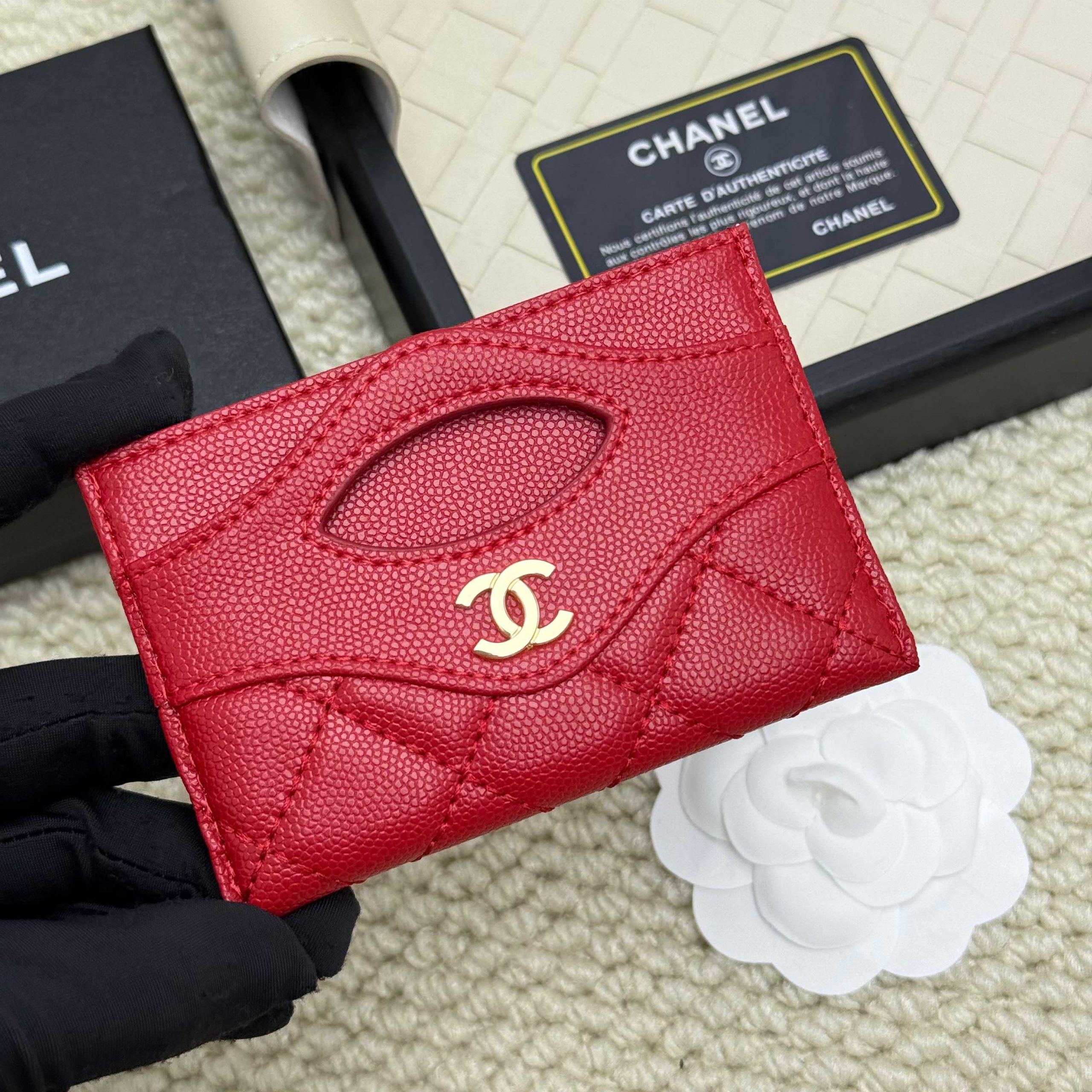 Chanel A貨女士短夾紅色經典款 品味高雅質感不凡｜歐美奢侈品精品推薦