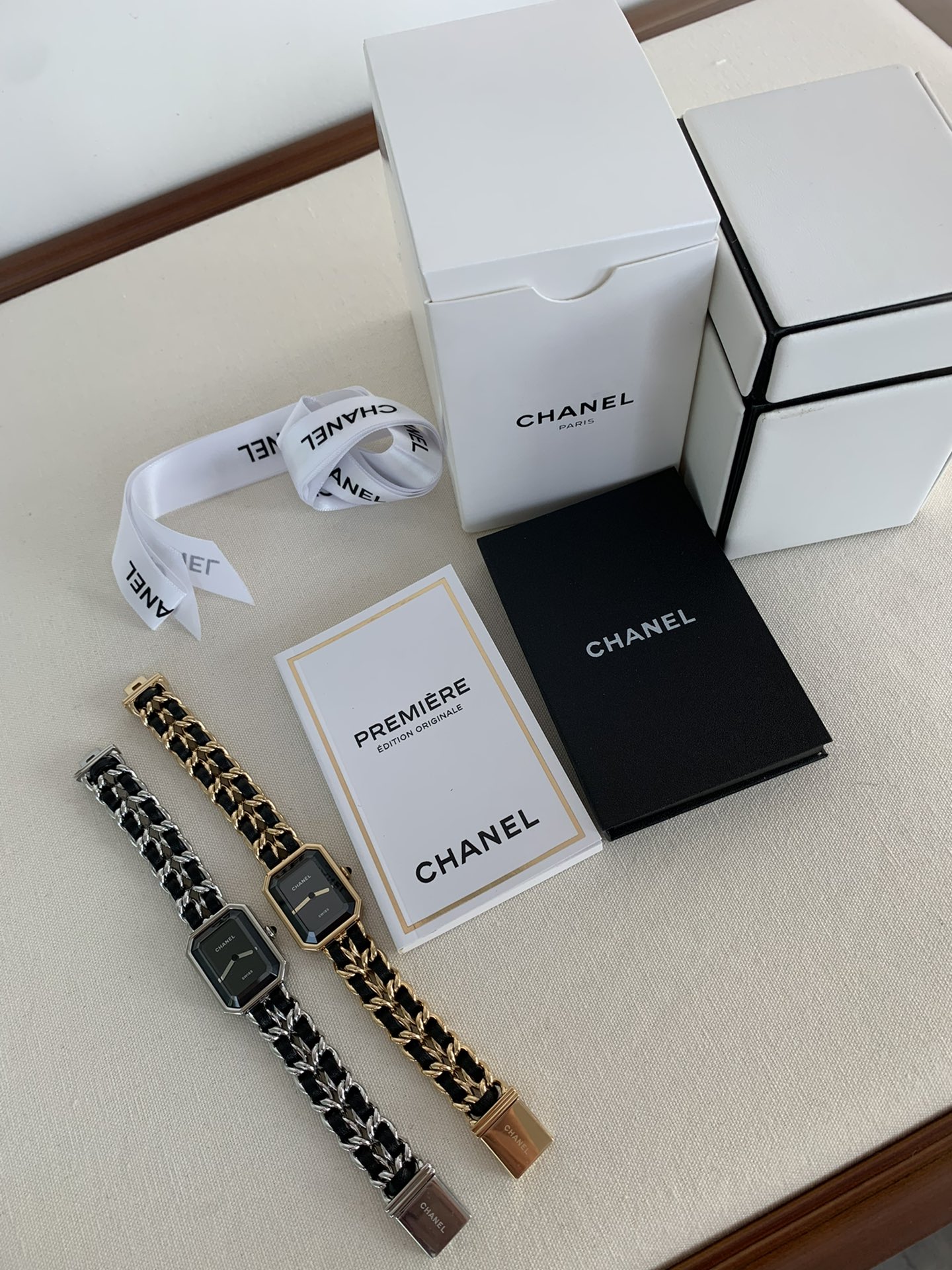 CHANEL PREMIÈRE 高仿八角鏈條手錶 經典黑金配色優雅設計｜歐美奢侈品精品推薦